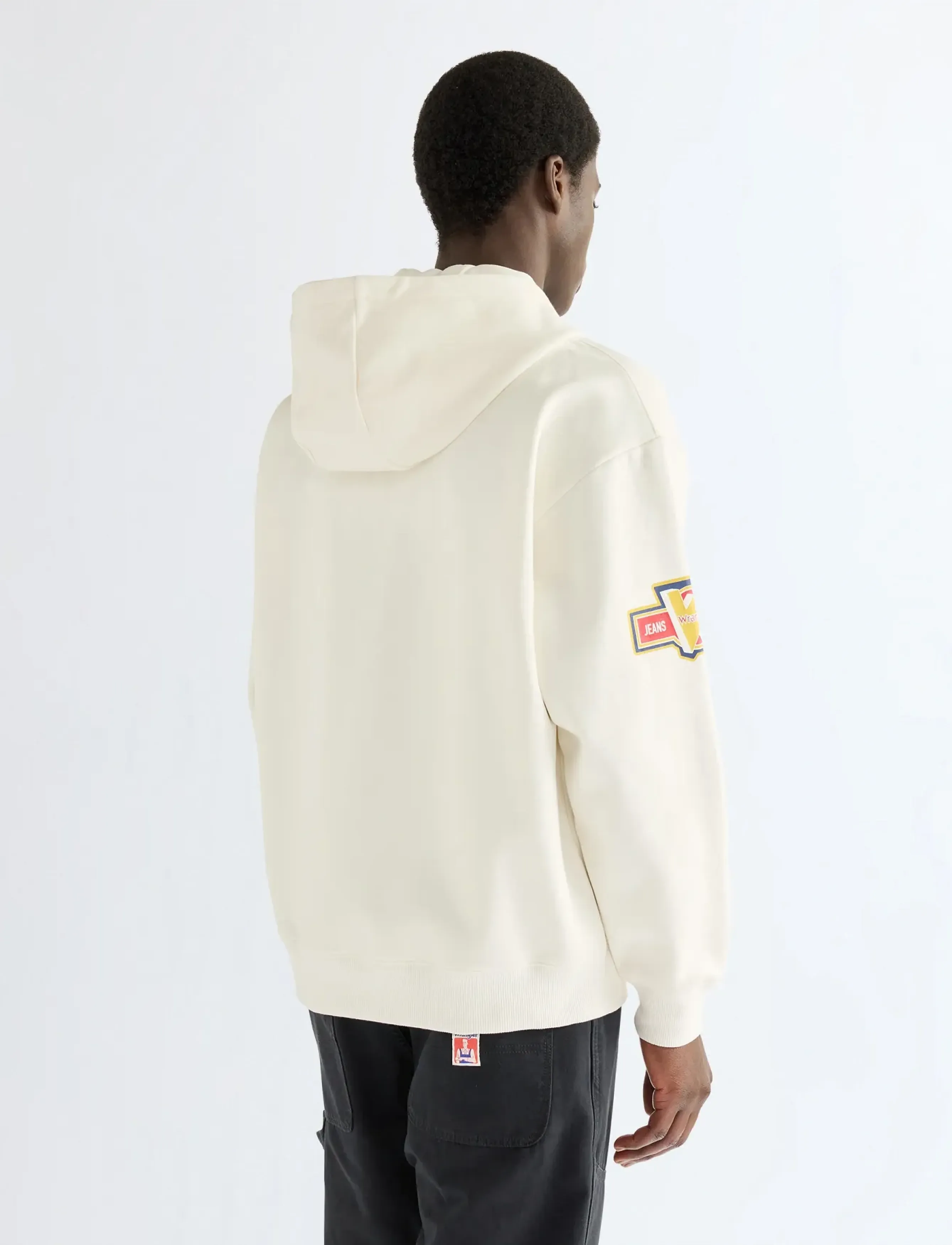 Wrangler - GRAPHIC ZIP HOODIE - jakker - bright white - 3