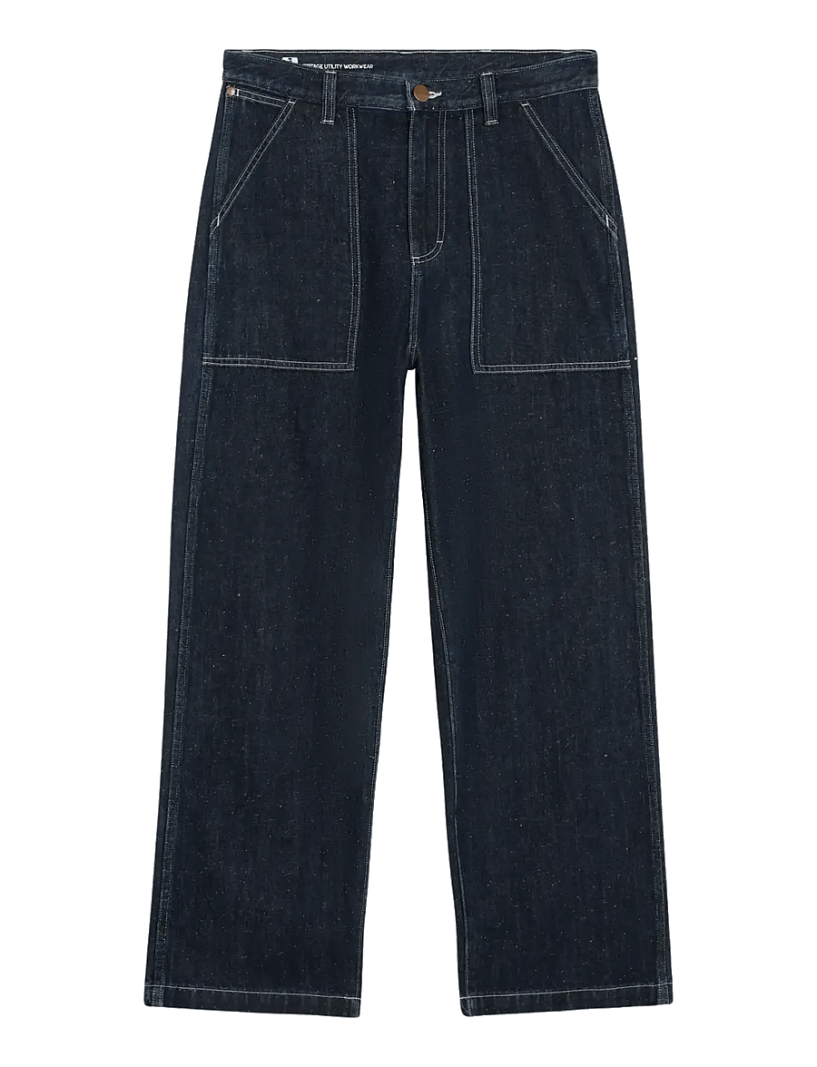 Wrangler - WORK PANT - loose jeans - indigo nep - 1