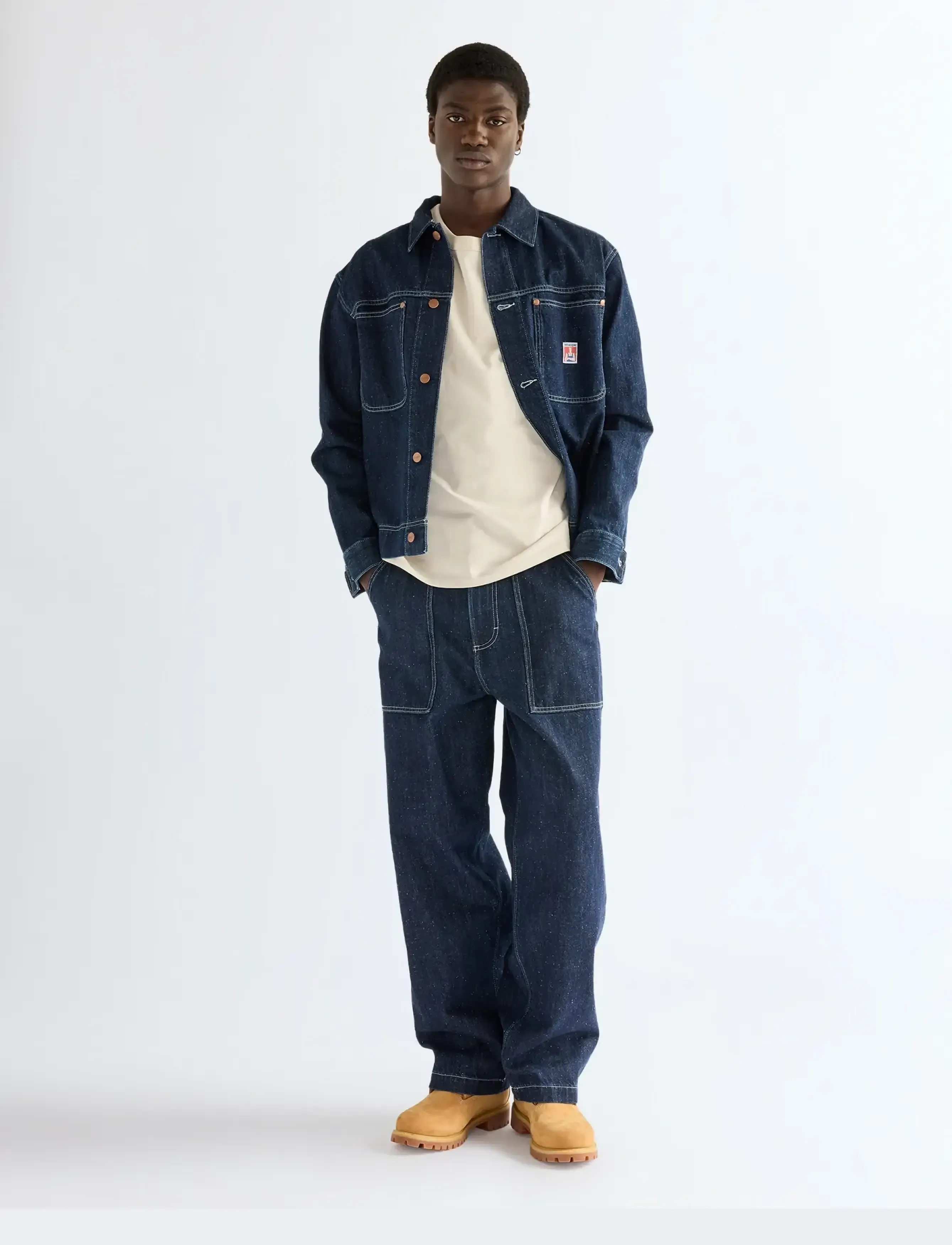 Wrangler - WORK PANT - indigo nep - 3