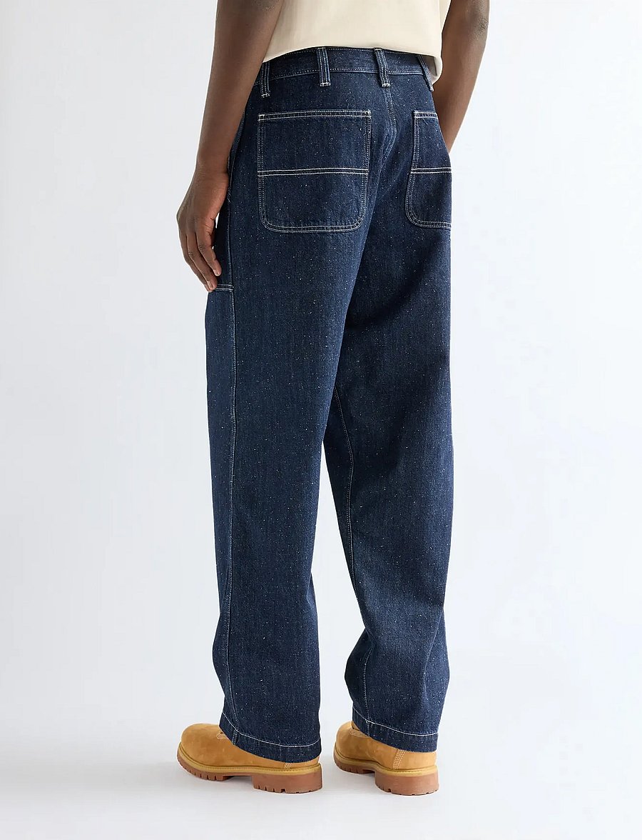 Wrangler - WORK PANT - loose jeans - indigo nep - 4