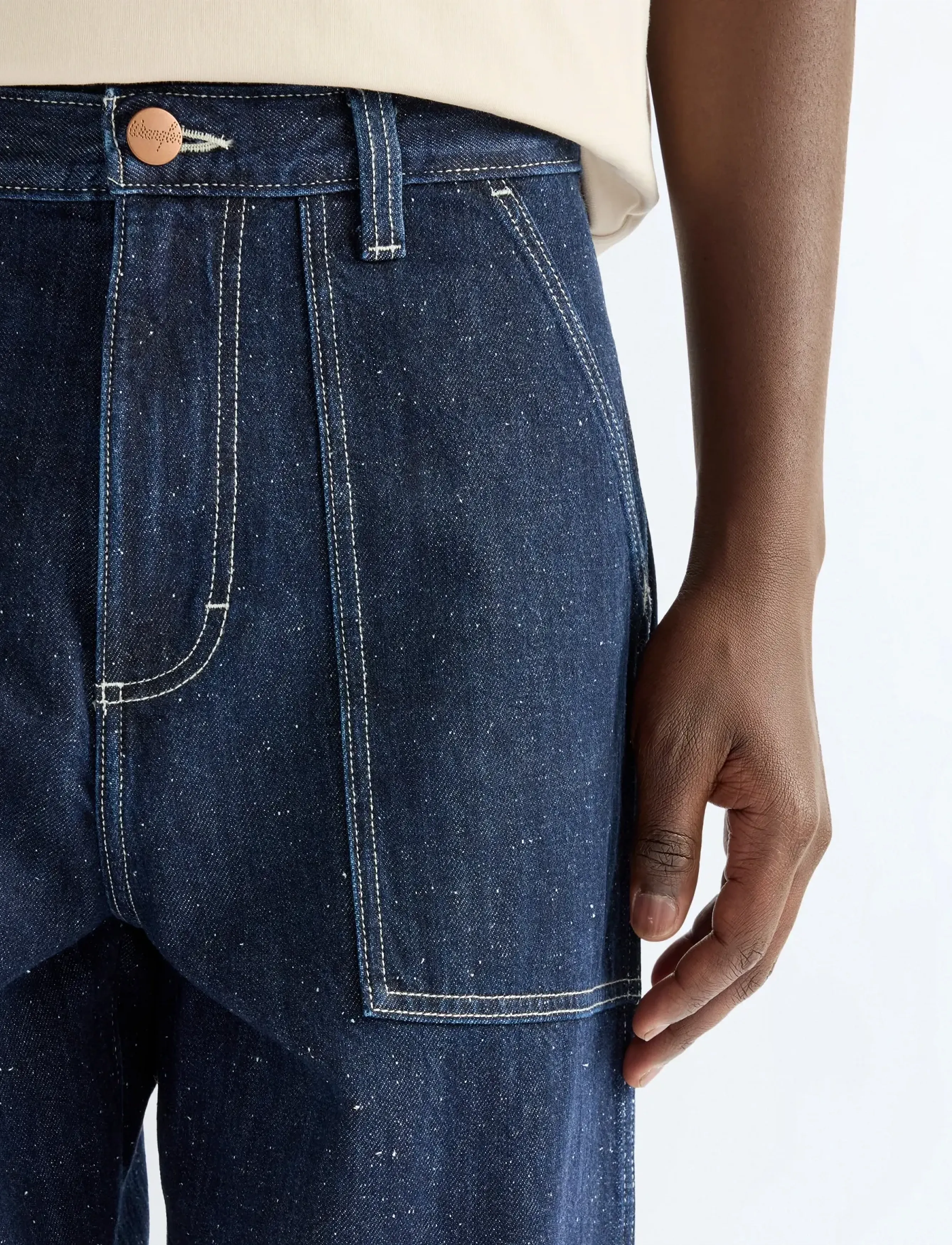 Wrangler - WORK PANT - indigo nep - 5