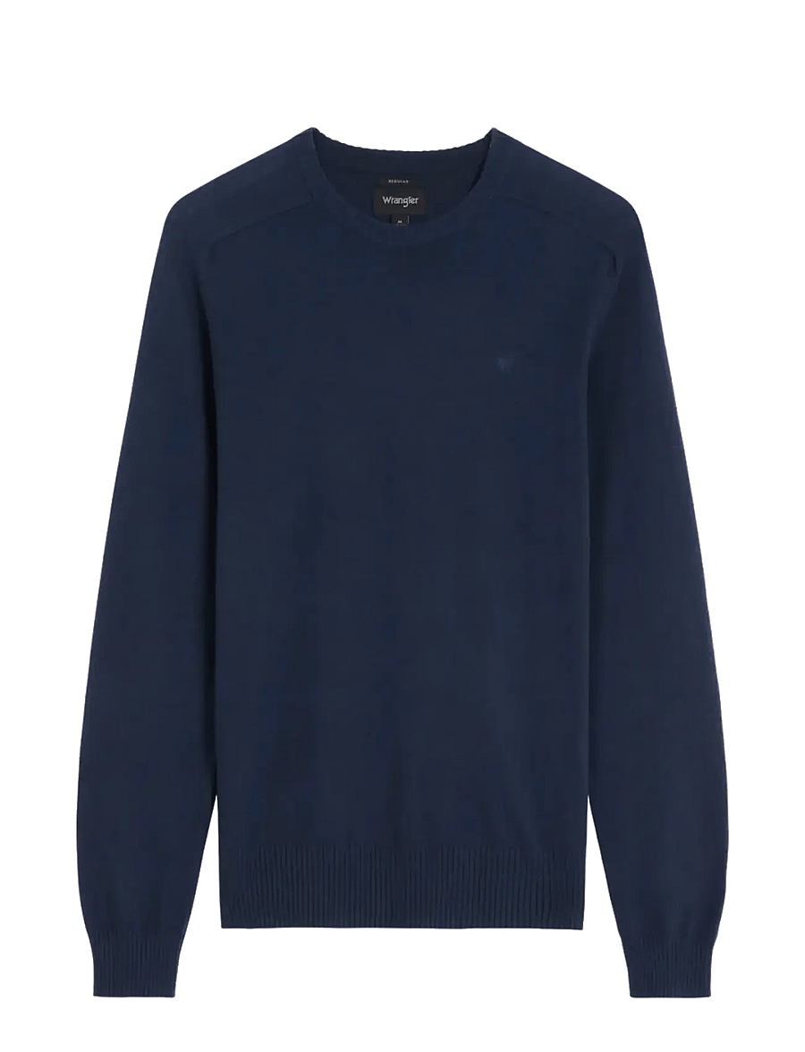 Wrangler - CREW NECK KNIT - rundhals - dark sapphire - 1