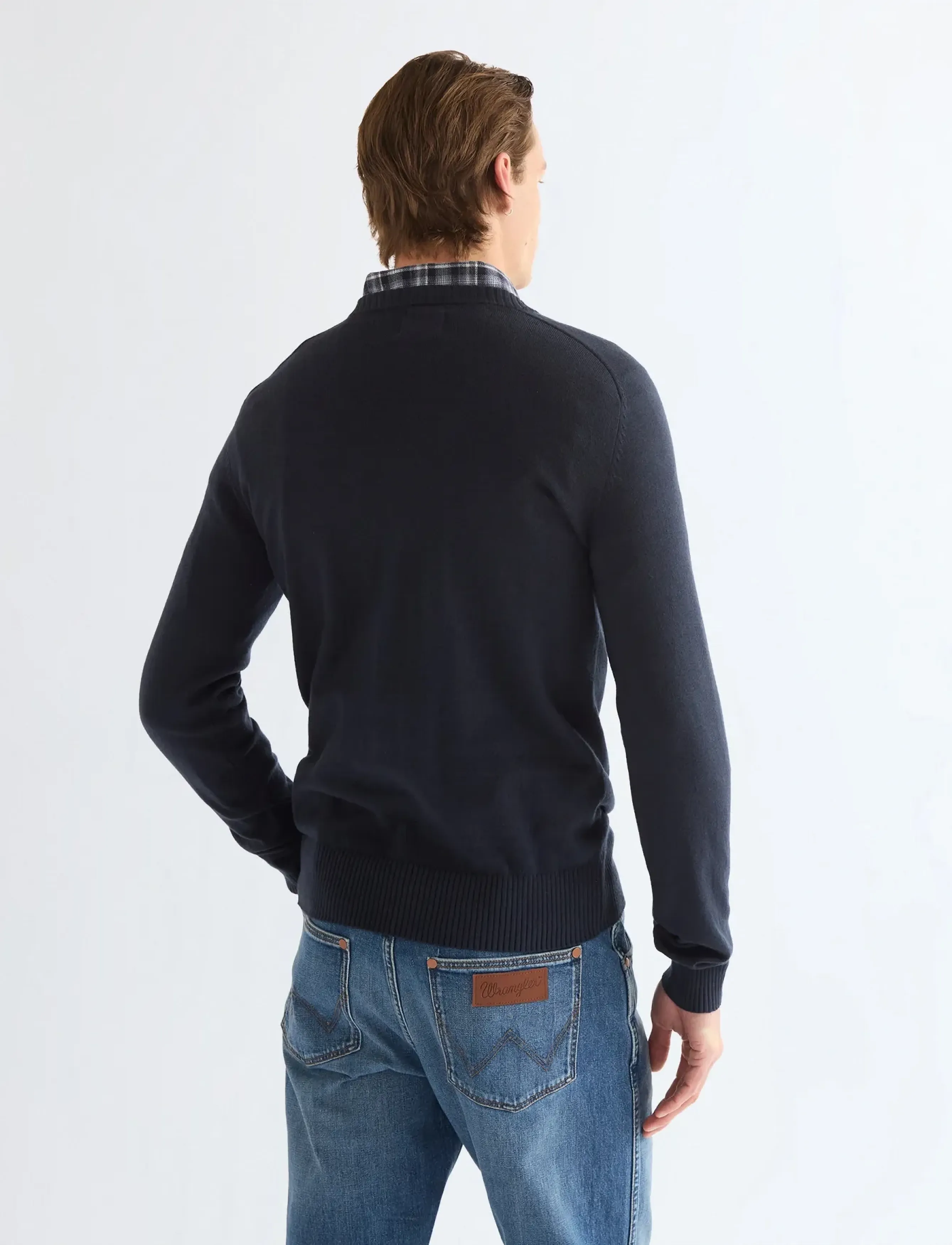 Wrangler - CREW NECK KNIT - dark sapphire - 4