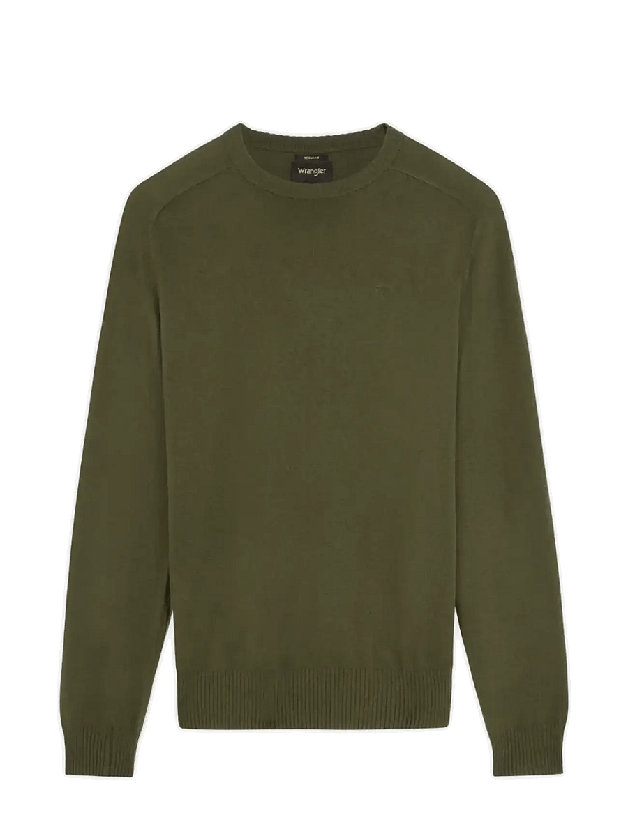 Wrangler - CREW NECK KNIT - rundhals - kombu green - 1
