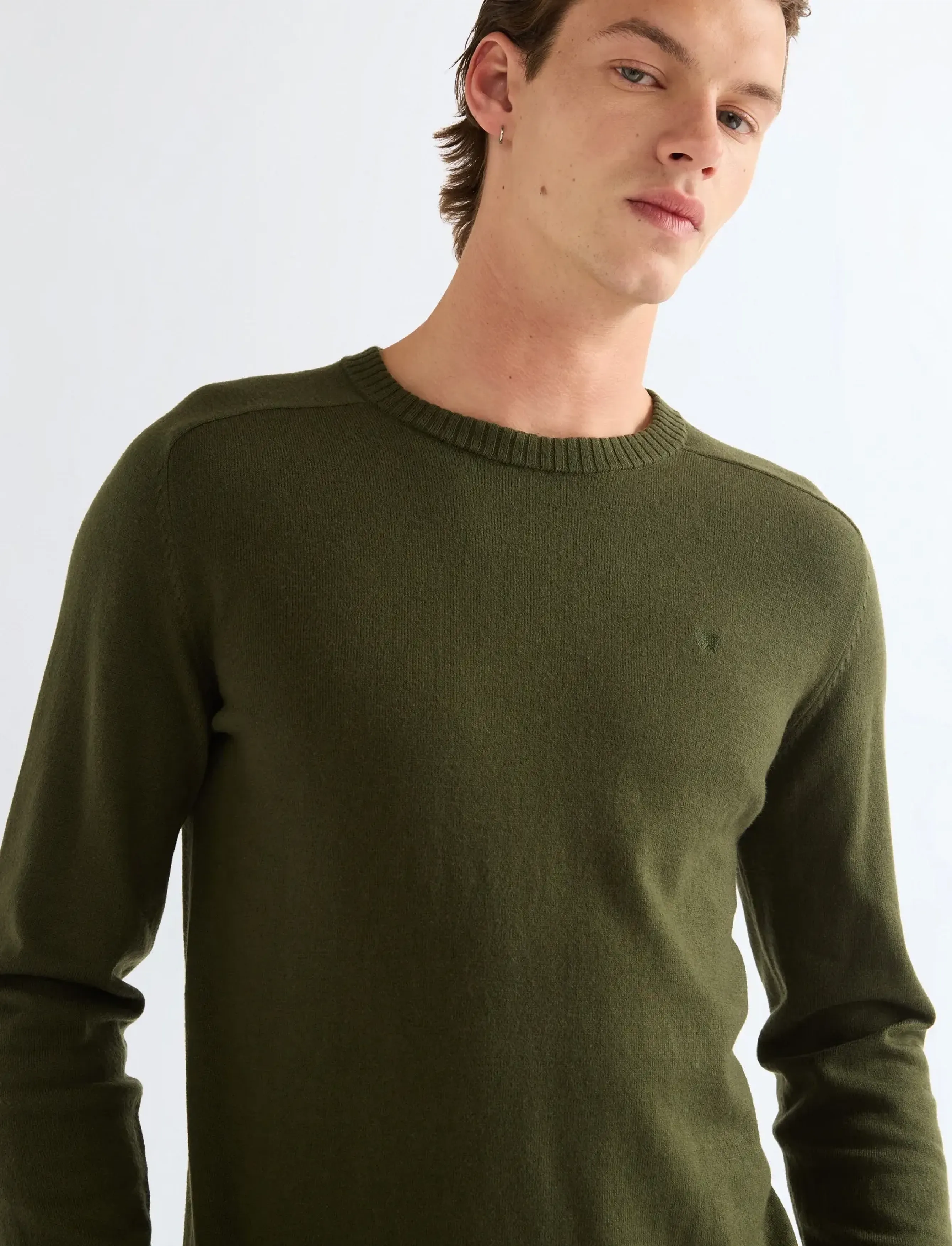 Wrangler - CREW NECK KNIT - rundhals - kombu green - 5