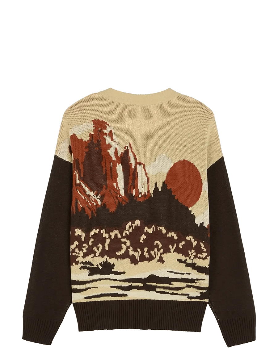 Wrangler - FULL ZIP CARDIGAN - strickjacken - desert scenic - 2