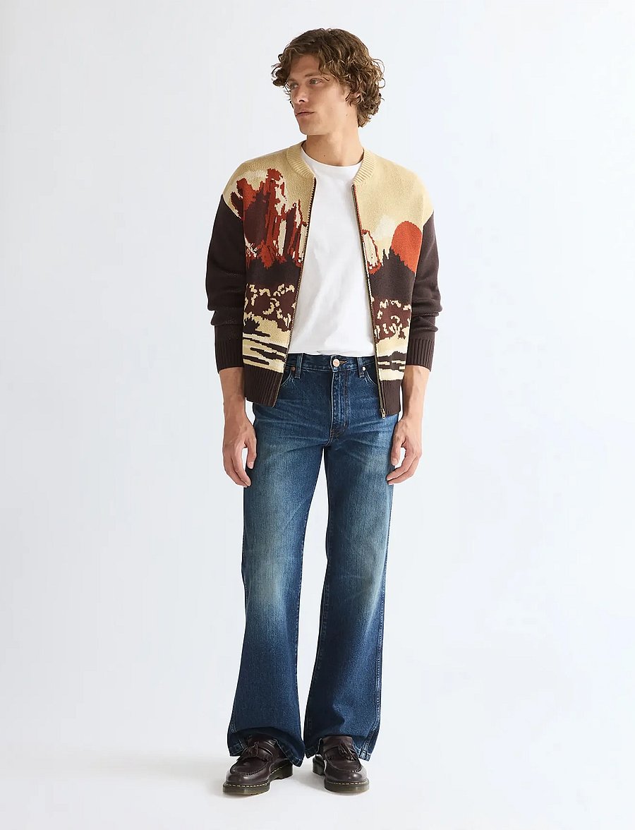 Wrangler - FULL ZIP CARDIGAN - strickjacken - desert scenic - 3