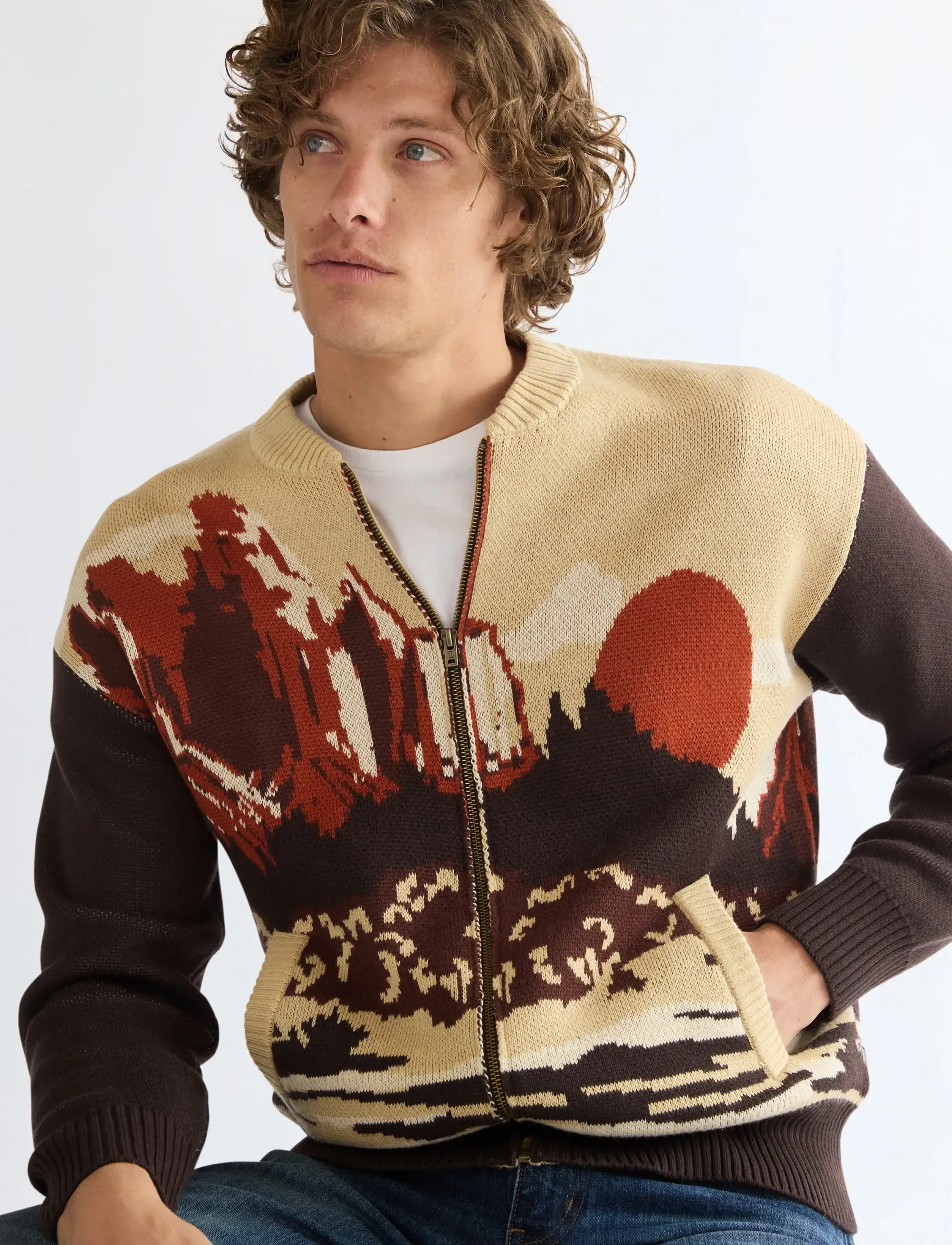 Wrangler - FULL ZIP CARDIGAN - desert scenic - 5