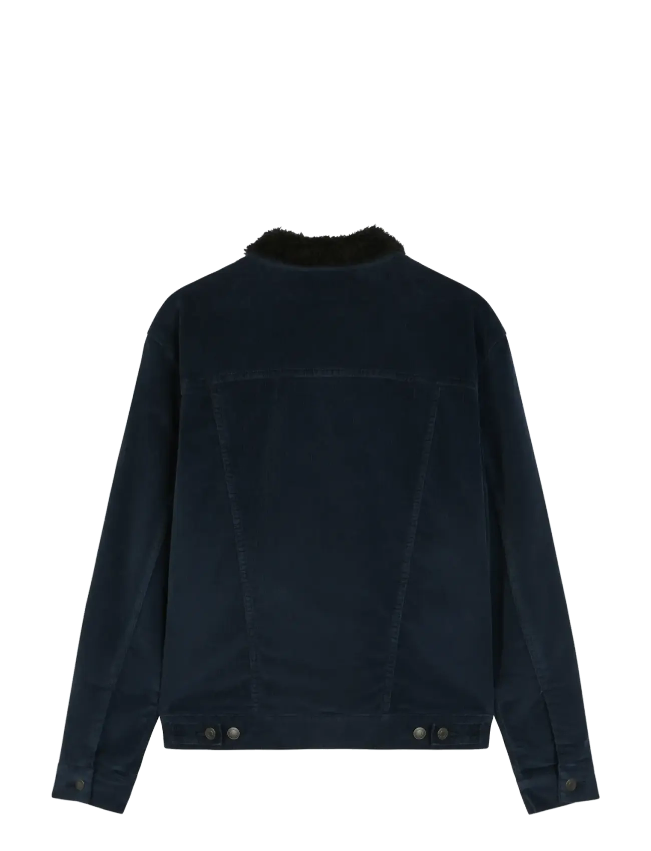 Wrangler - SHERPA CORDUROY JACKET - winterjacken - black iris - 2
