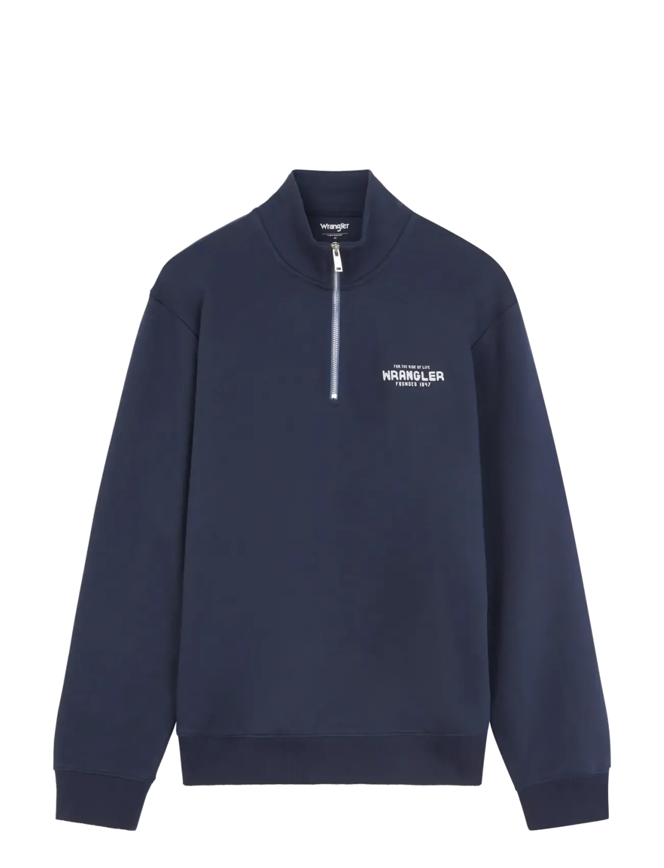 Wrangler FUNNEL NECK ZIP - Neuleet - BLACK IRIS / navy