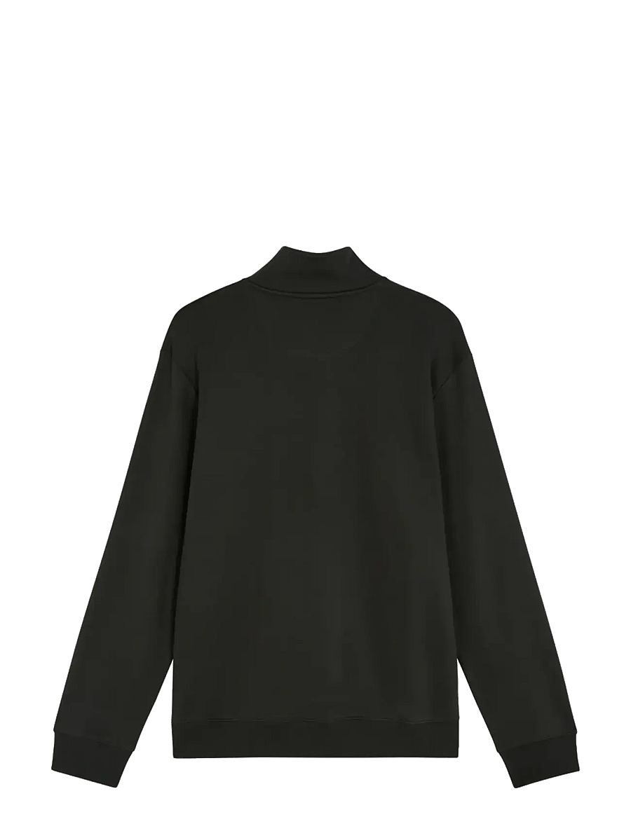 Wrangler - FUNNEL NECK ZIP - pullover mit halbem reißverschluss - faded black - 2