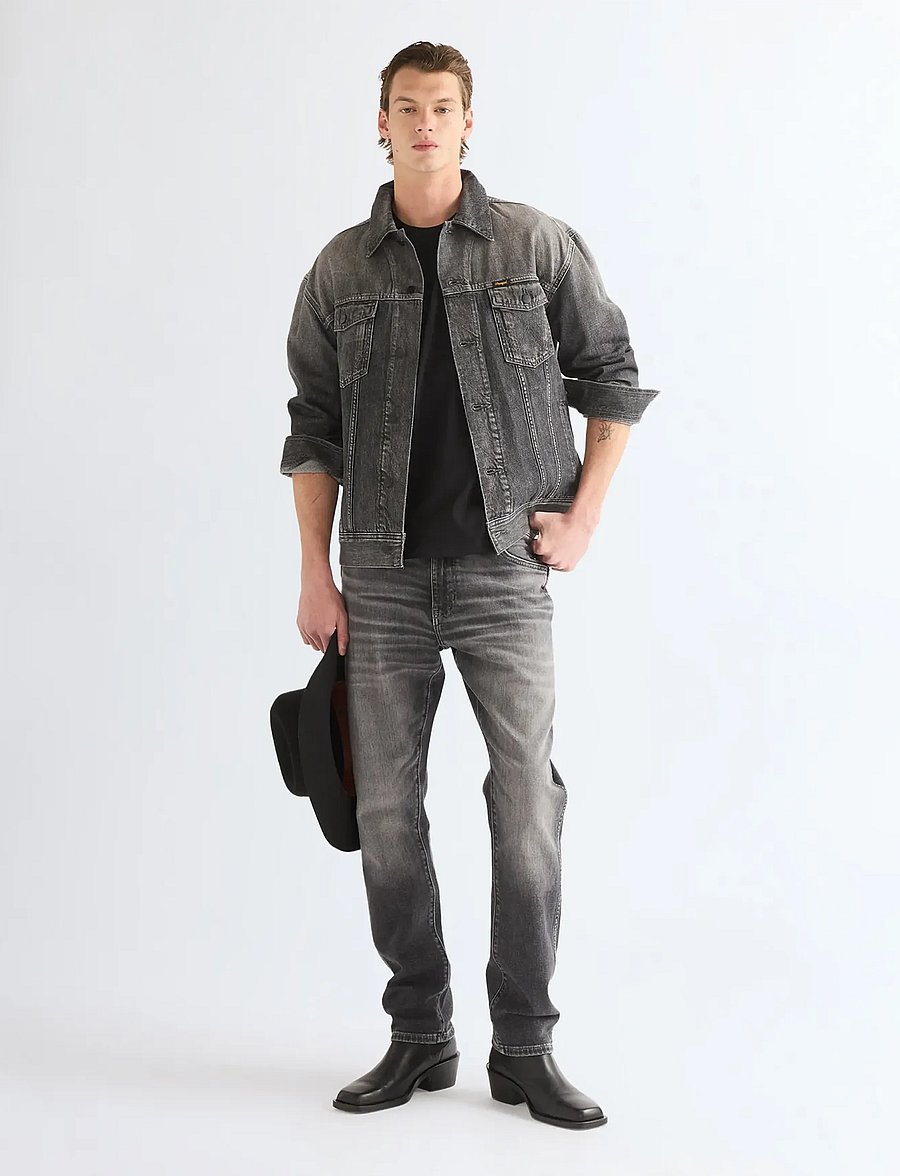 Wrangler - ANTI FIT TRUCKER JACKET - uforede denimjakker - smoky granite - 3