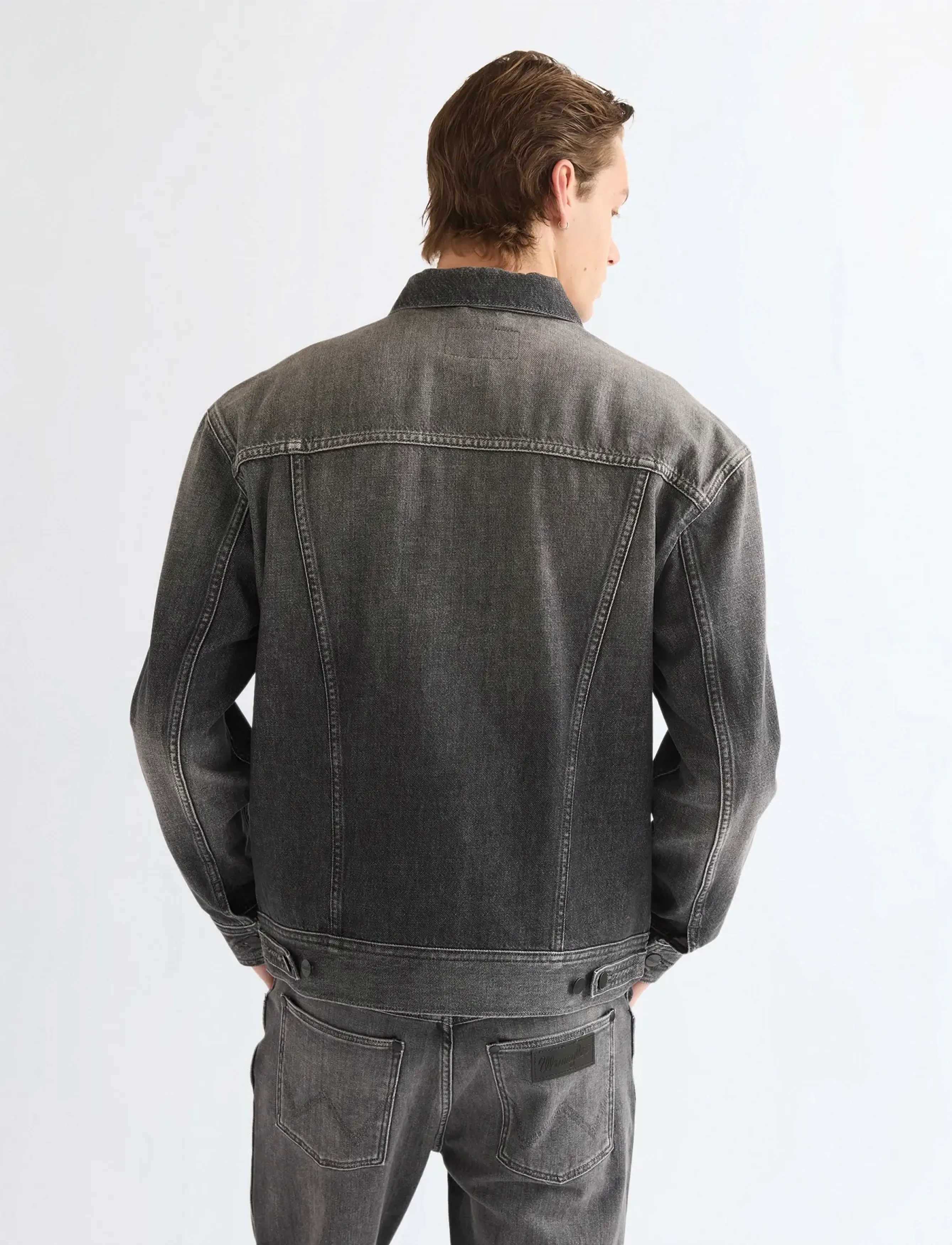 Wrangler - ANTI FIT TRUCKER JACKET - smoky granite - 4