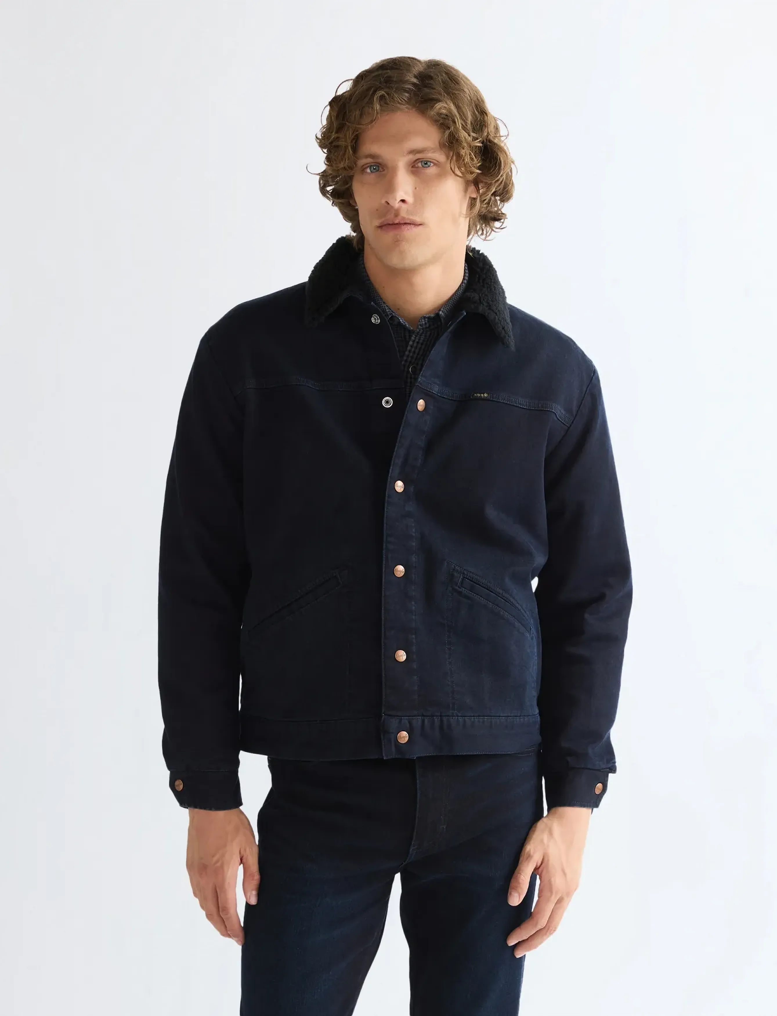 Wrangler BUFFALO TRACE JACKET - Jaunumi - GLACIER BLUE / navy