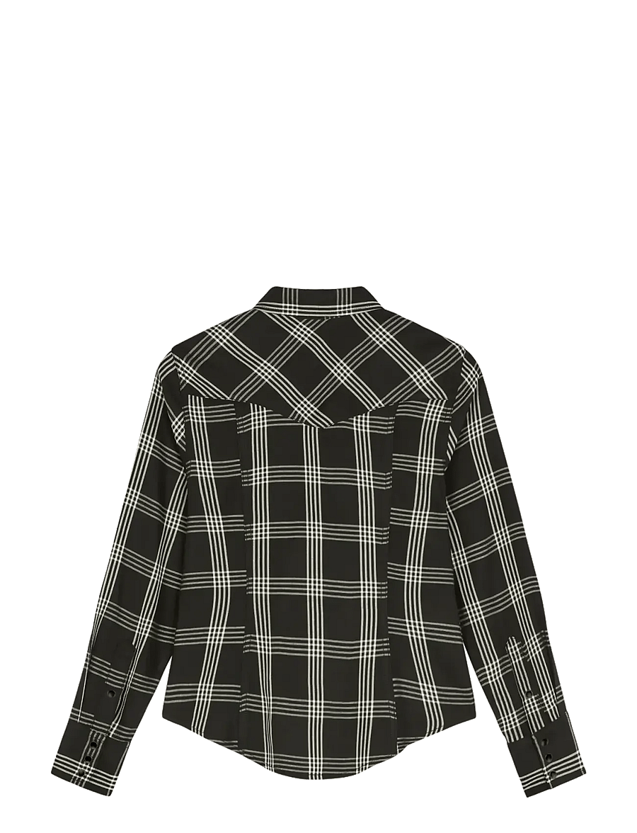 Wrangler - WESTERN SHIRT - langärmlige hemden - black - 2