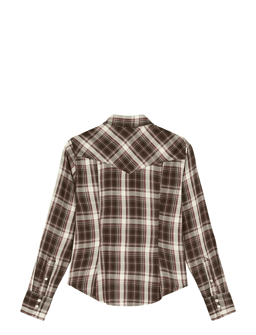 Wrangler - WESTERN SHIRT - långärmade skjortor - chocolate torte - 2