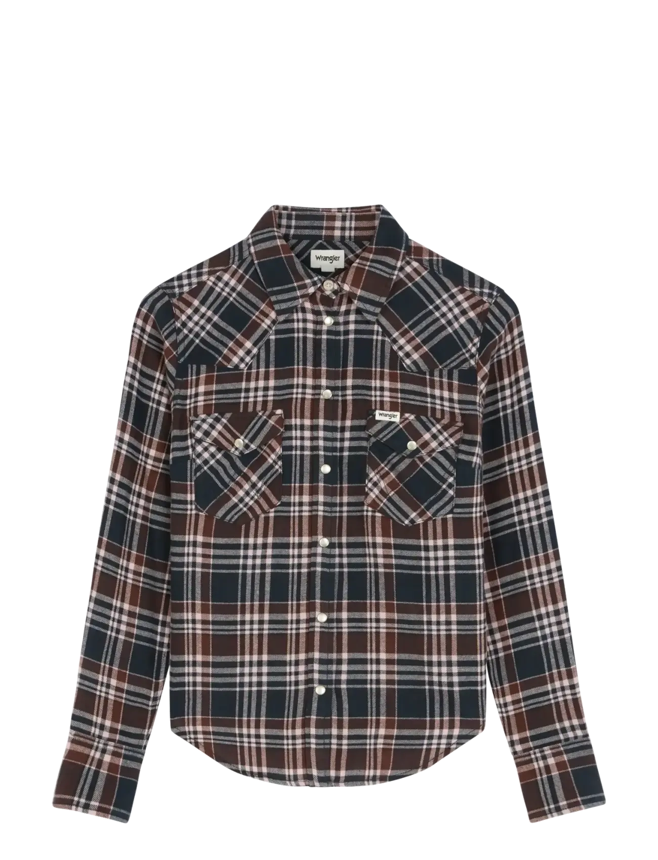 WRANGLER Western Shirt Navy - M - Damen