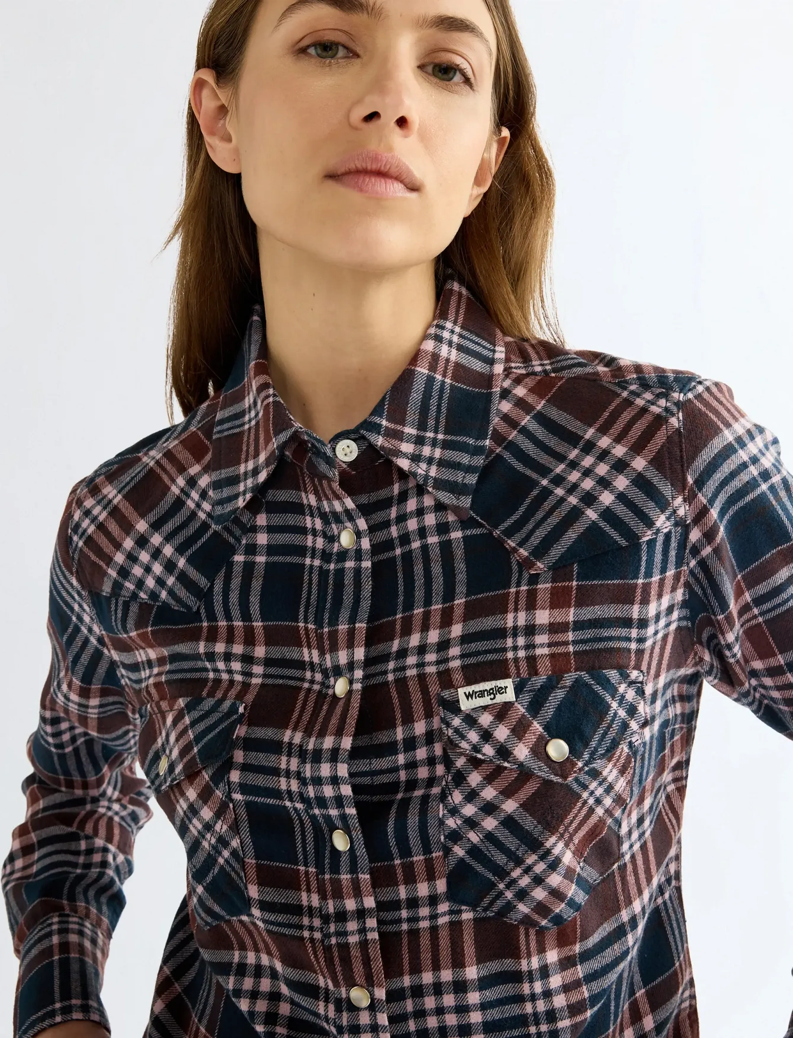 Wrangler - WESTERN SHIRT - pikkade varrukatega särgid - dark sapphire - 5