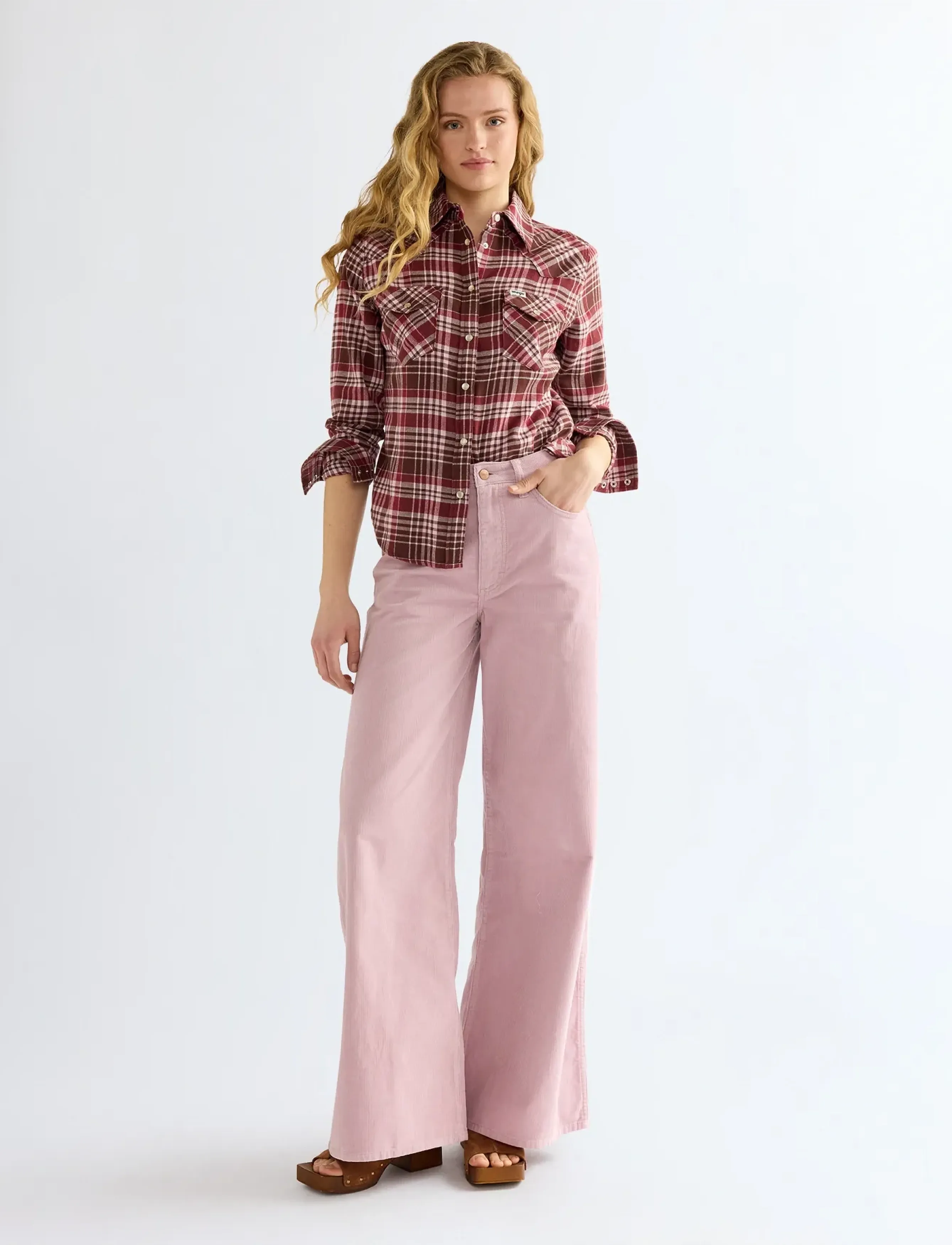 Wrangler - WESTERN SHIRT - pikkade varrukatega särgid - keepsake lilac - 3