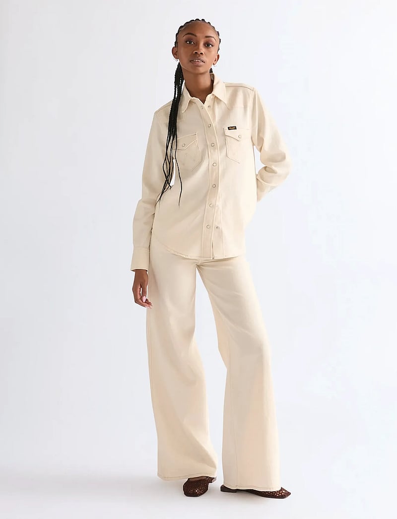 Wrangler - HERITAGE SHIRT - jeanshemden - natural - 4