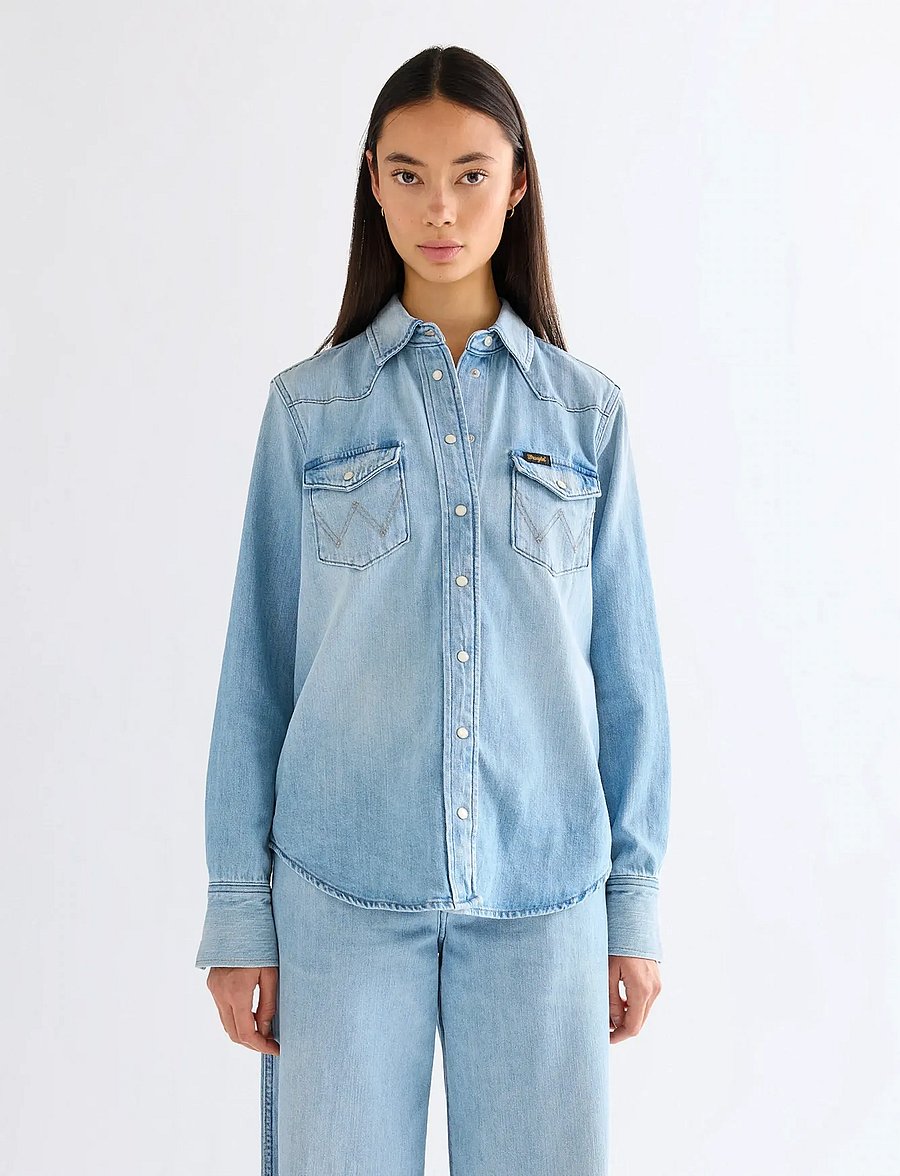 Wrangler - HERITAGE SHIRT - jeanshemden - trophy twilight - 0