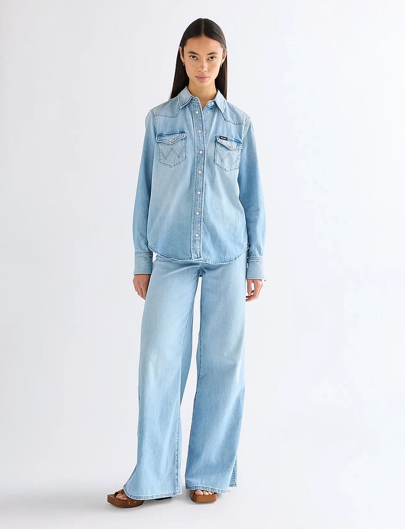 Wrangler - HERITAGE SHIRT - denimskjorter - trophy twilight - 3