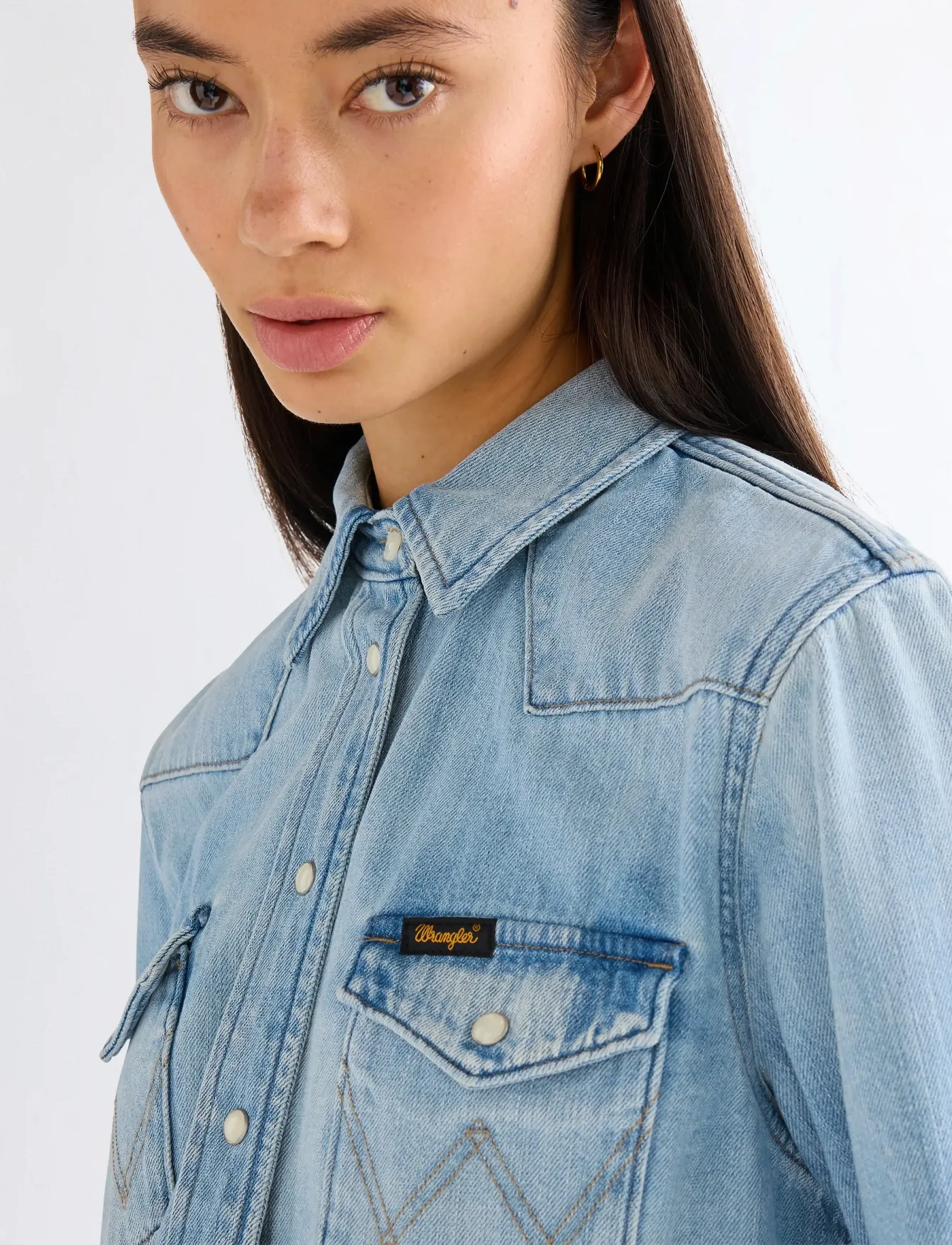 Wrangler - HERITAGE SHIRT - jeansskjortor - trophy twilight - 4