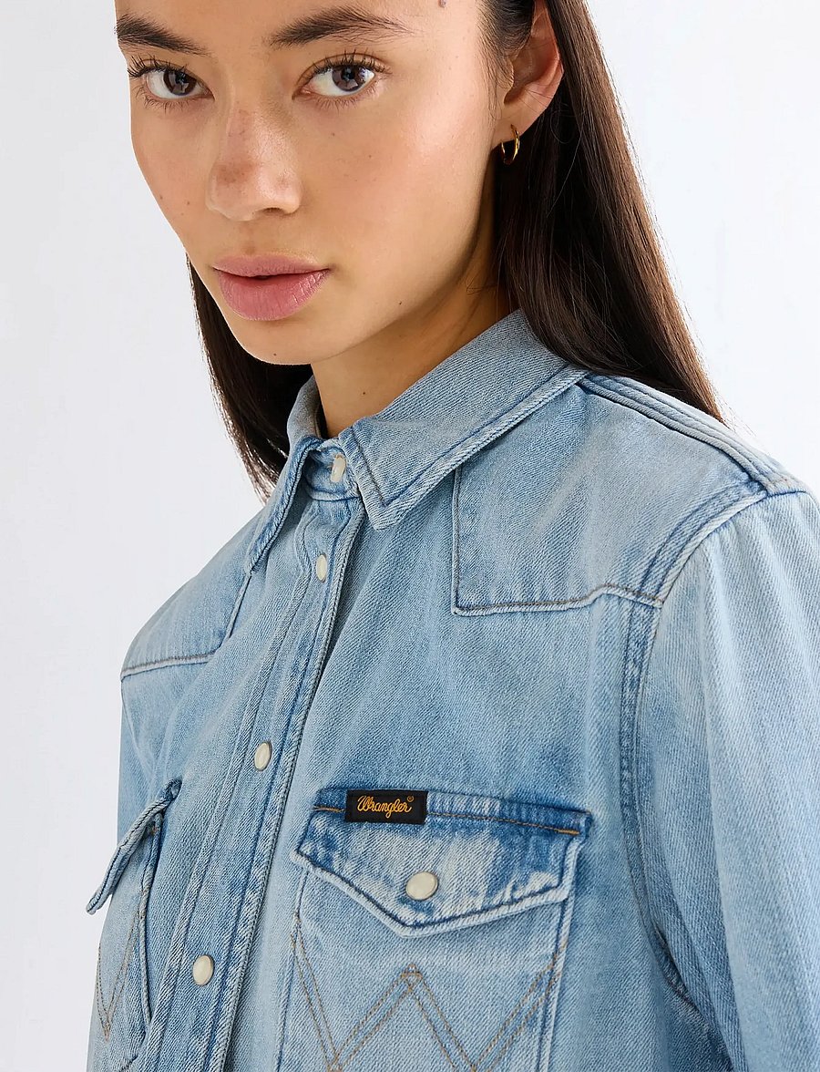 Wrangler - HERITAGE SHIRT - jeanshemden - trophy twilight - 4