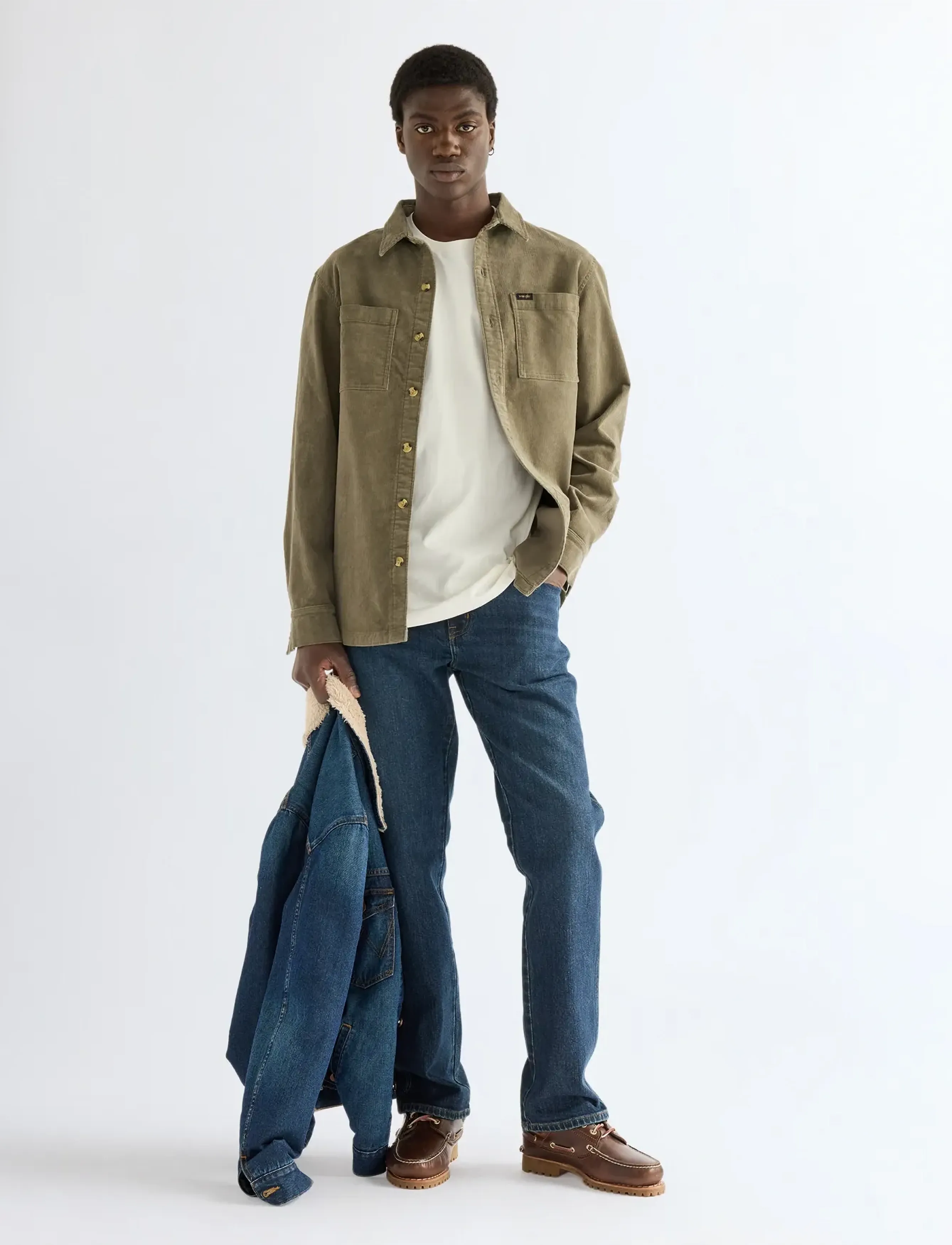Wrangler - OVERSHIRT - vabaajasärgid - dusty olive - 3