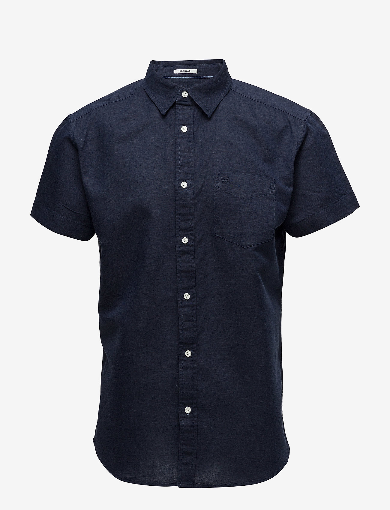 Wrangler - S/S 1 PKT SHIRT - navy - 0