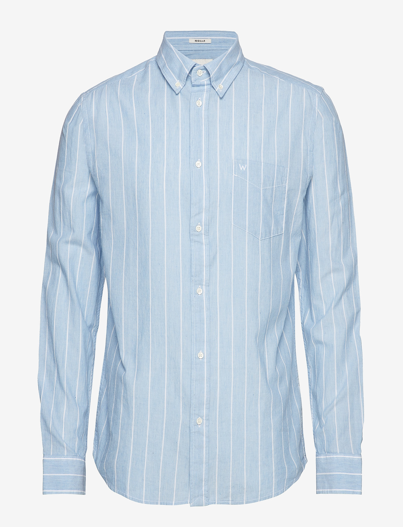 Wrangler - LS 1PKT BUTTON DOWN - cerulean - 0