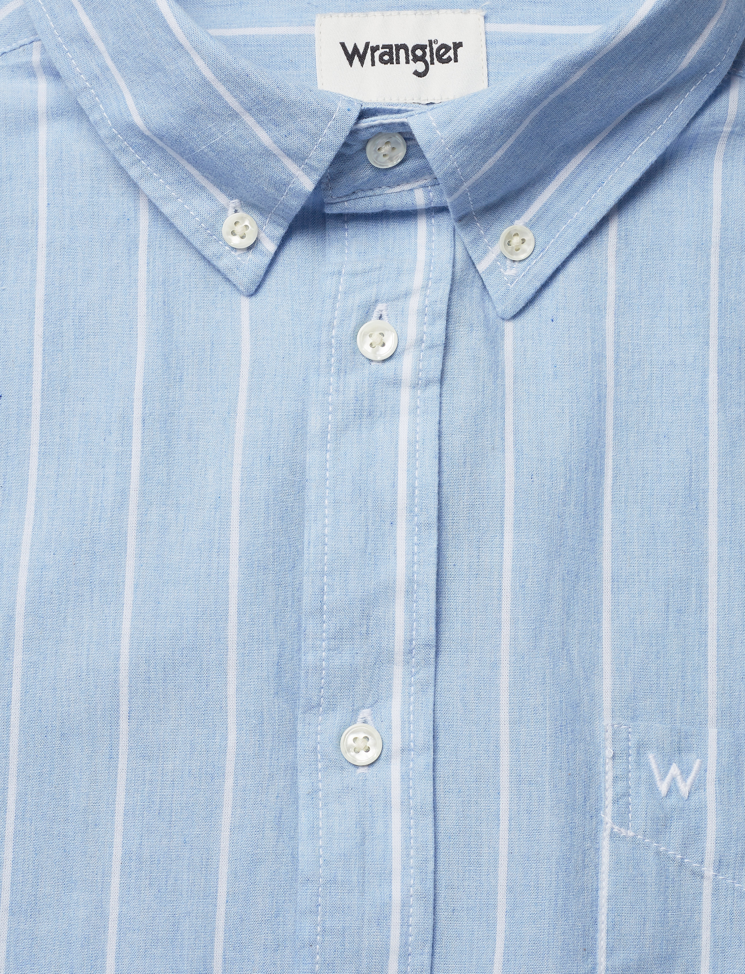 Wrangler - LS 1PKT BUTTON DOWN - cerulean - 2