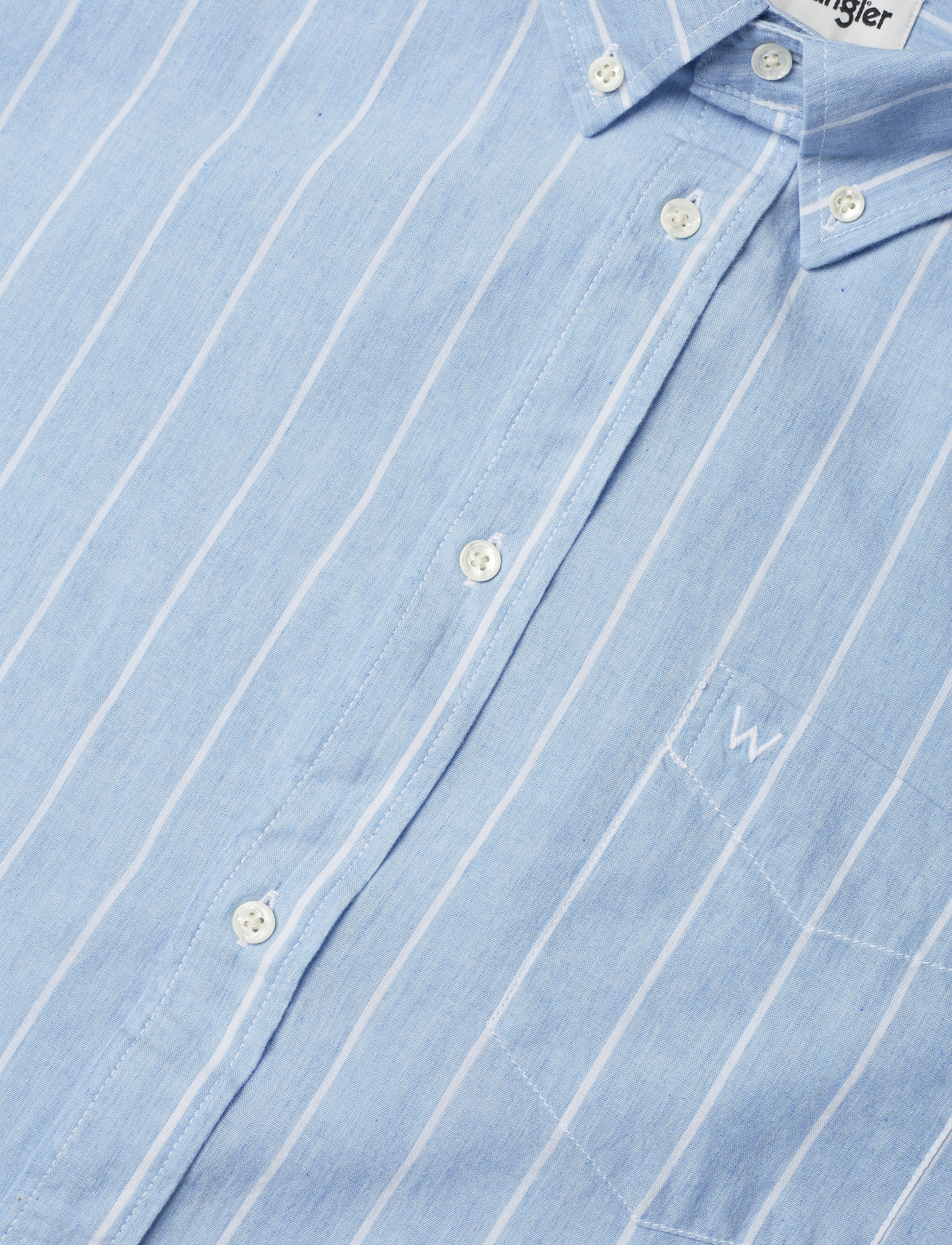 Wrangler - LS 1PKT BUTTON DOWN - cerulean - 3