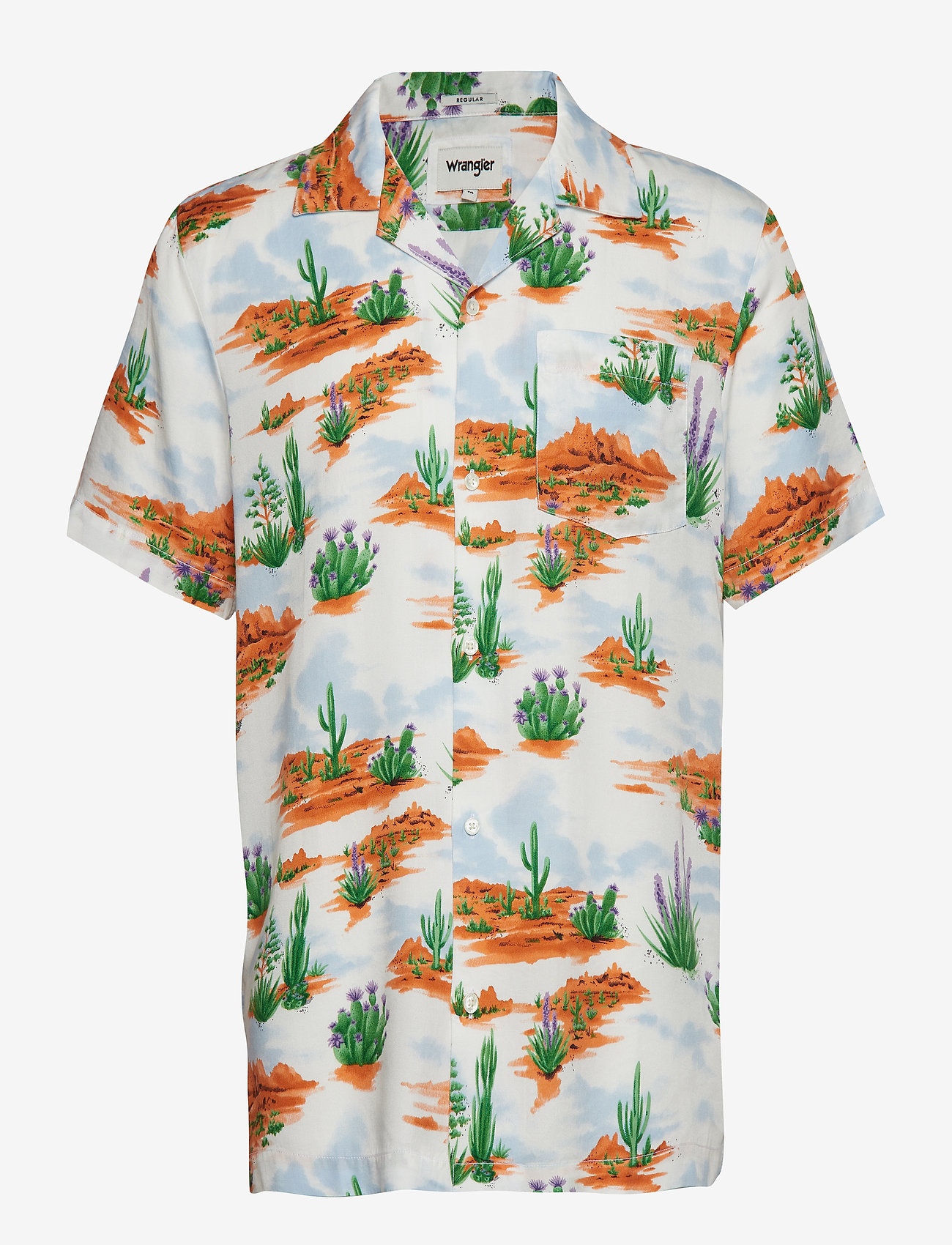 Wrangler - SS RESORT SHIRT - glow orange - 0