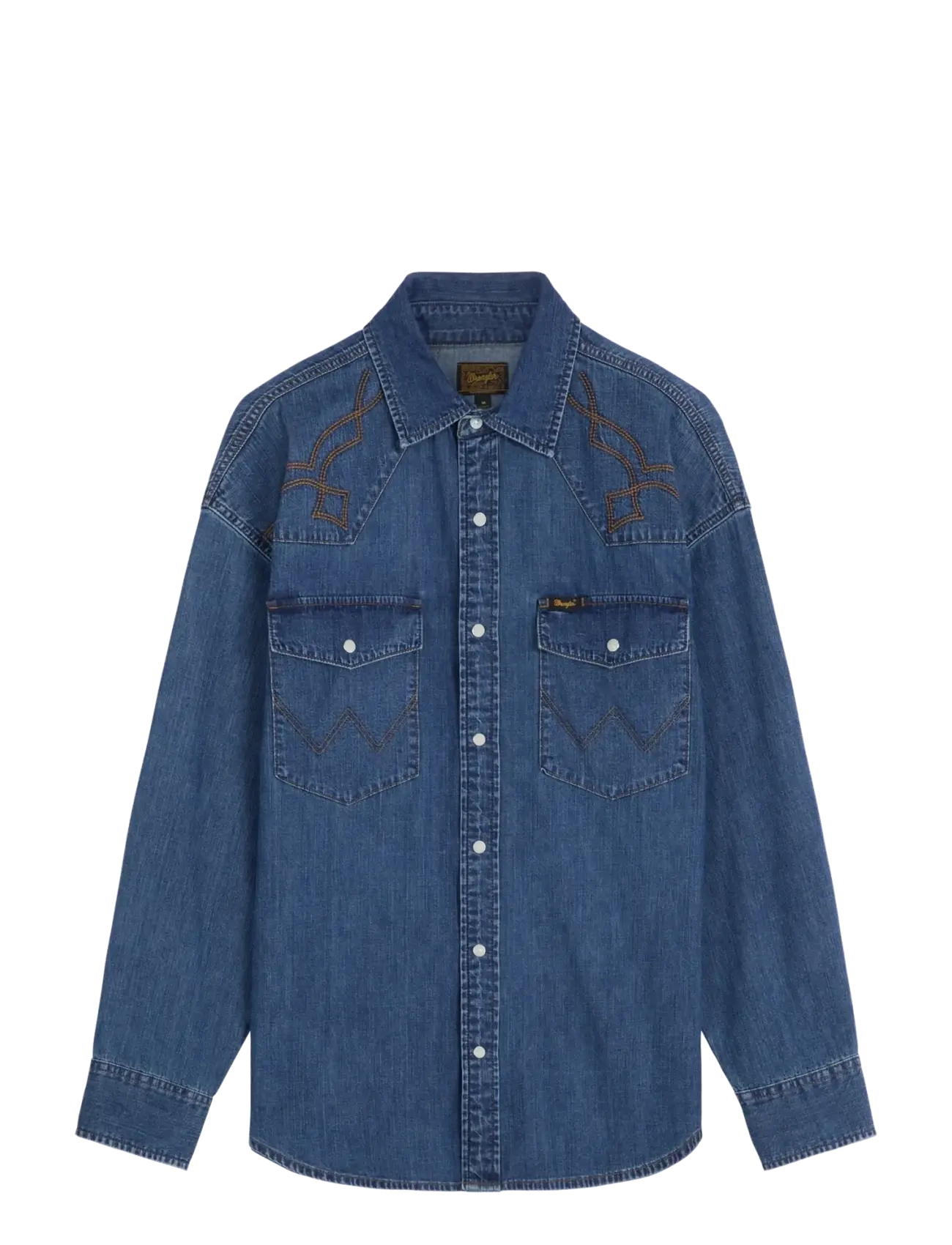 Wrangler - WESTERN SHIRT - jeansskjortor - river rock - 1