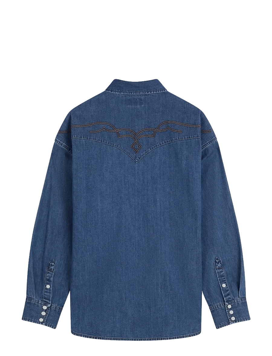 Wrangler - WESTERN SHIRT - jeansskjortor - river rock - 2