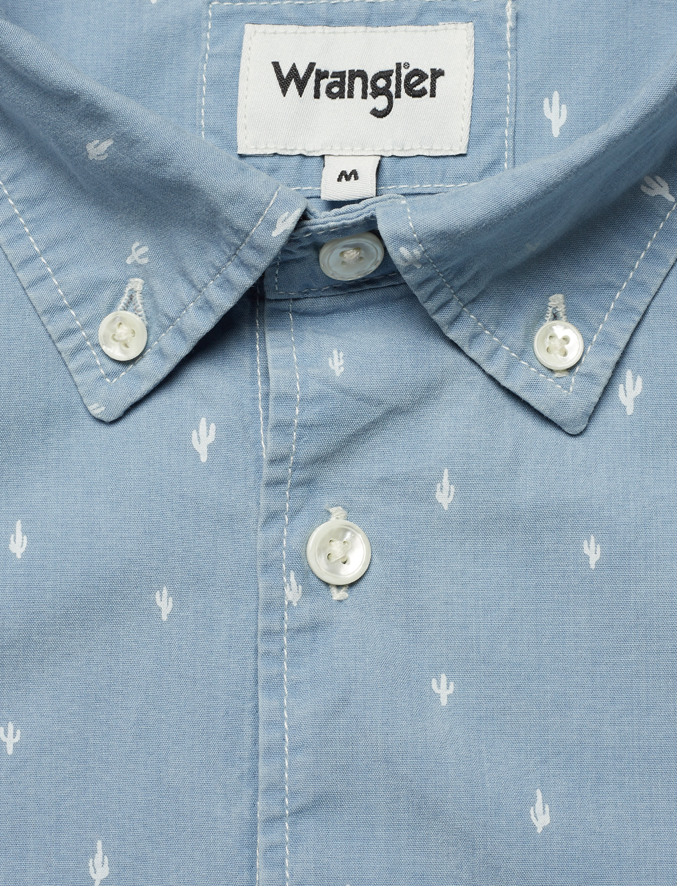 Wrangler - SS 1PKT BUTTON DOWN - light indigo - 2