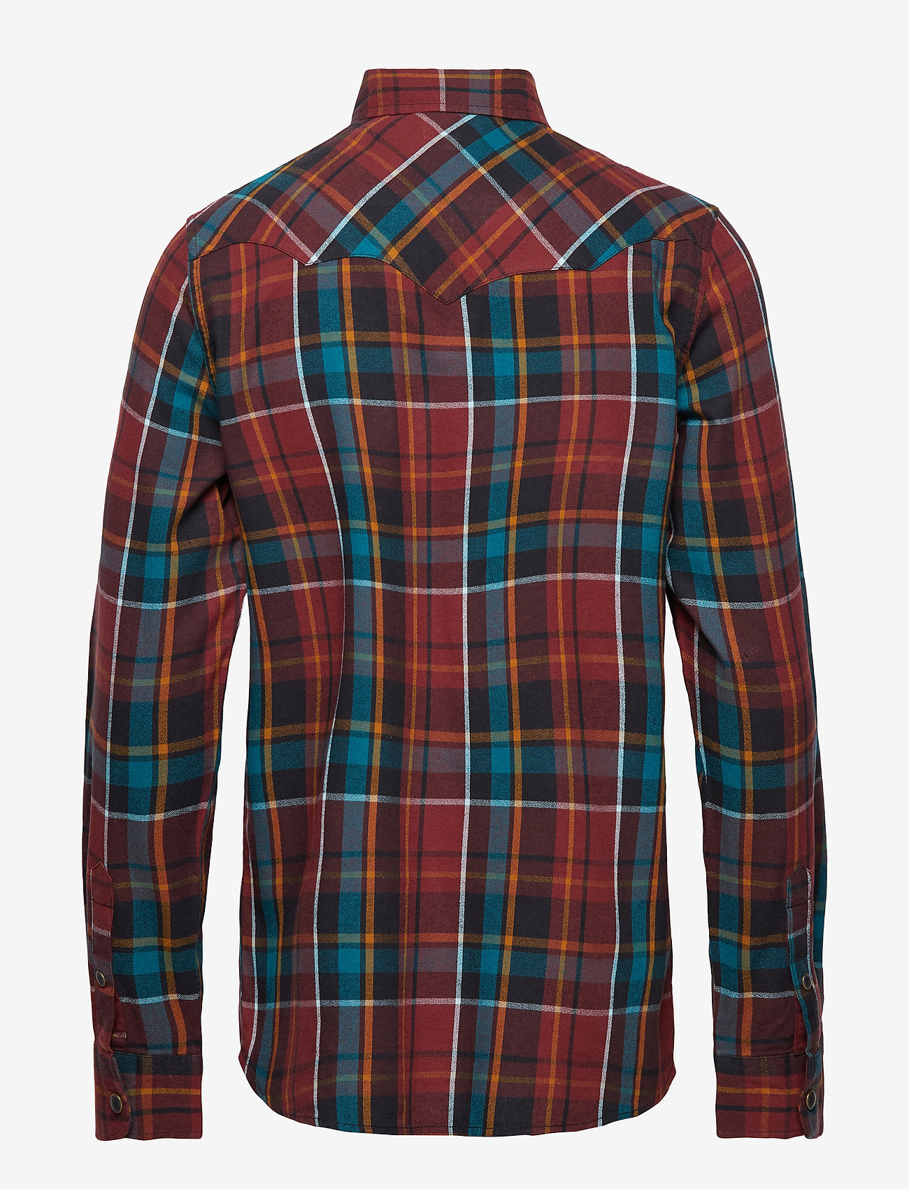 Wrangler - LS WESTERN SHIRT - madder brown - 1