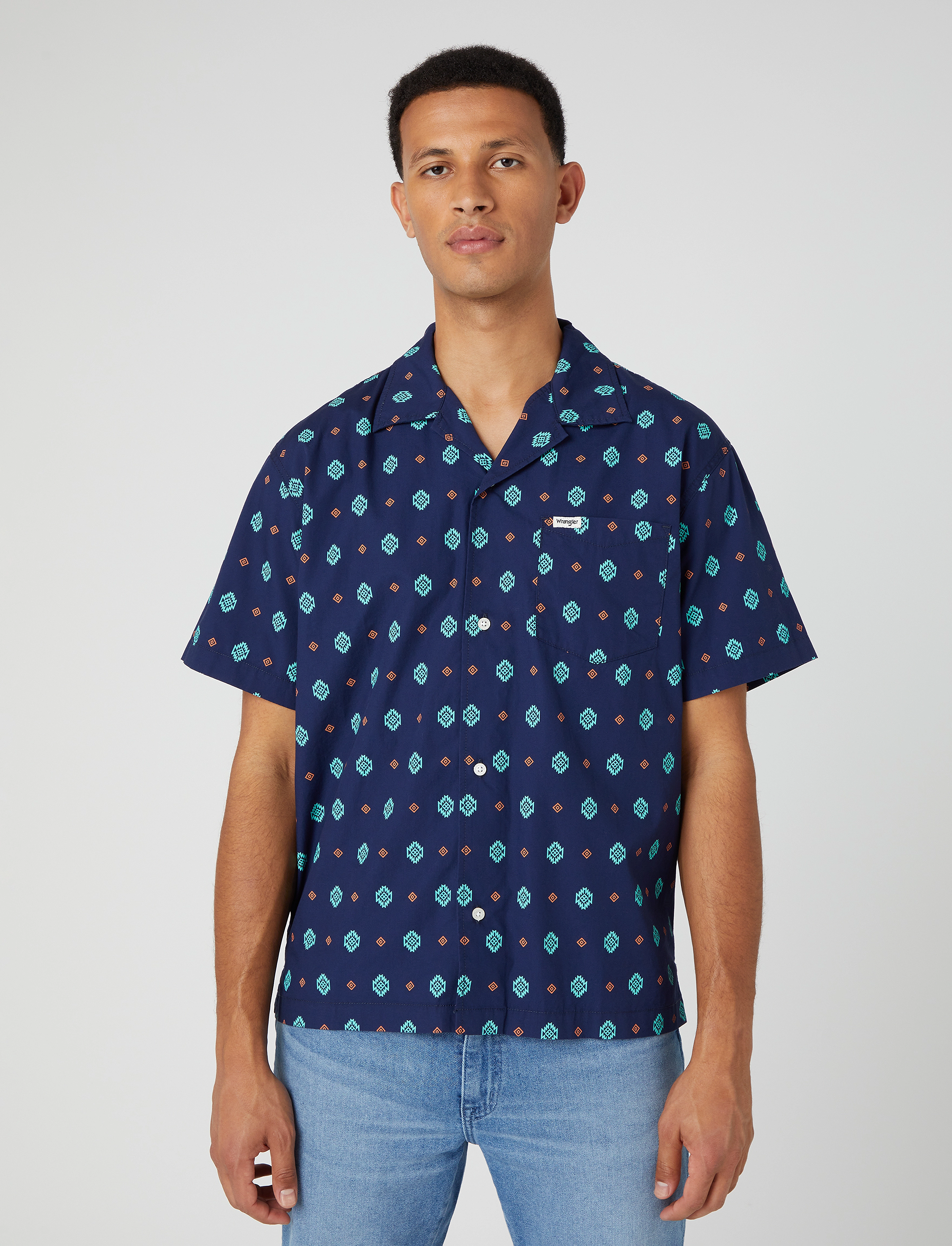 Wrangler - 1 PKT RESORT SHIRT - eclipse - 2
