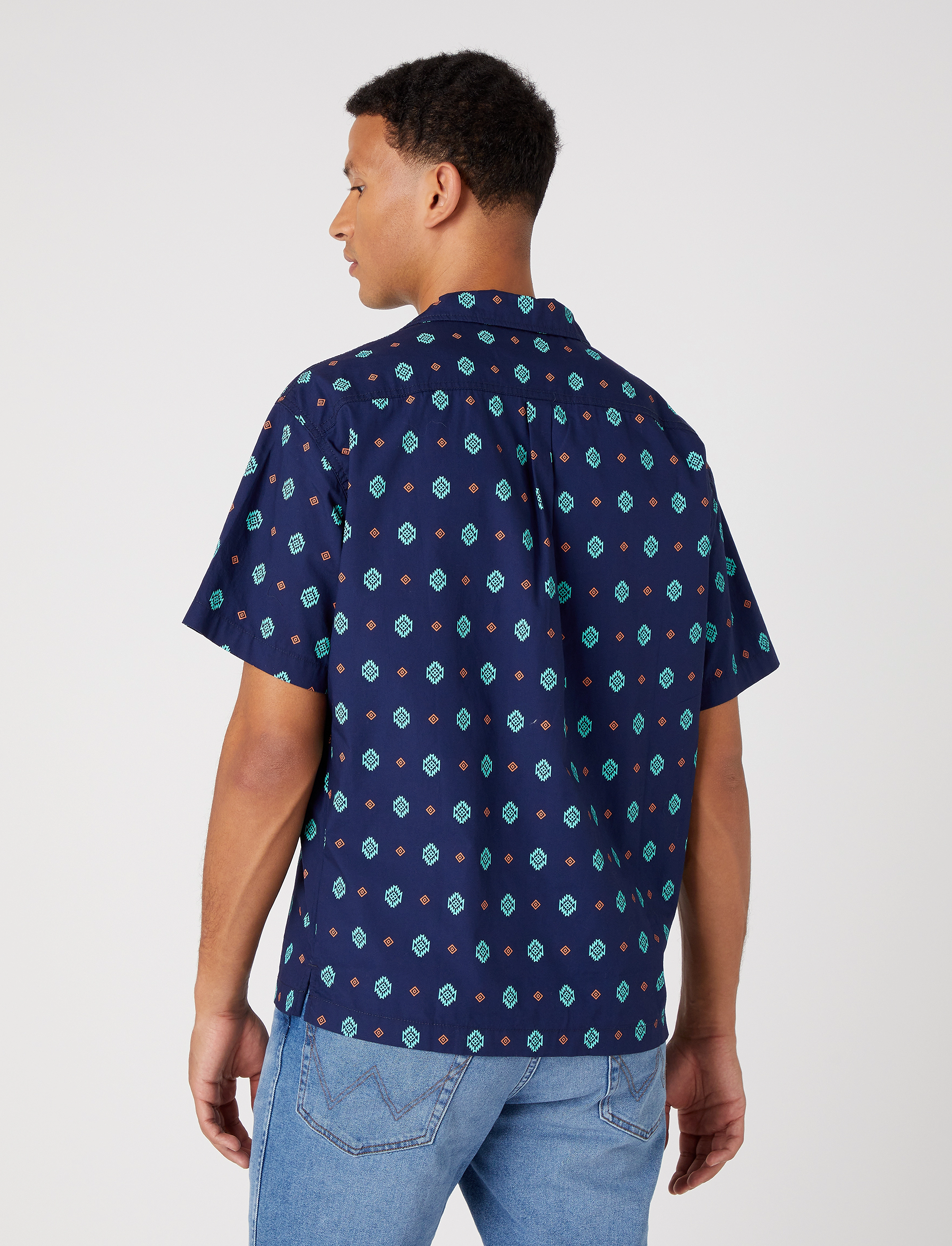 Wrangler - 1 PKT RESORT SHIRT - eclipse - 4