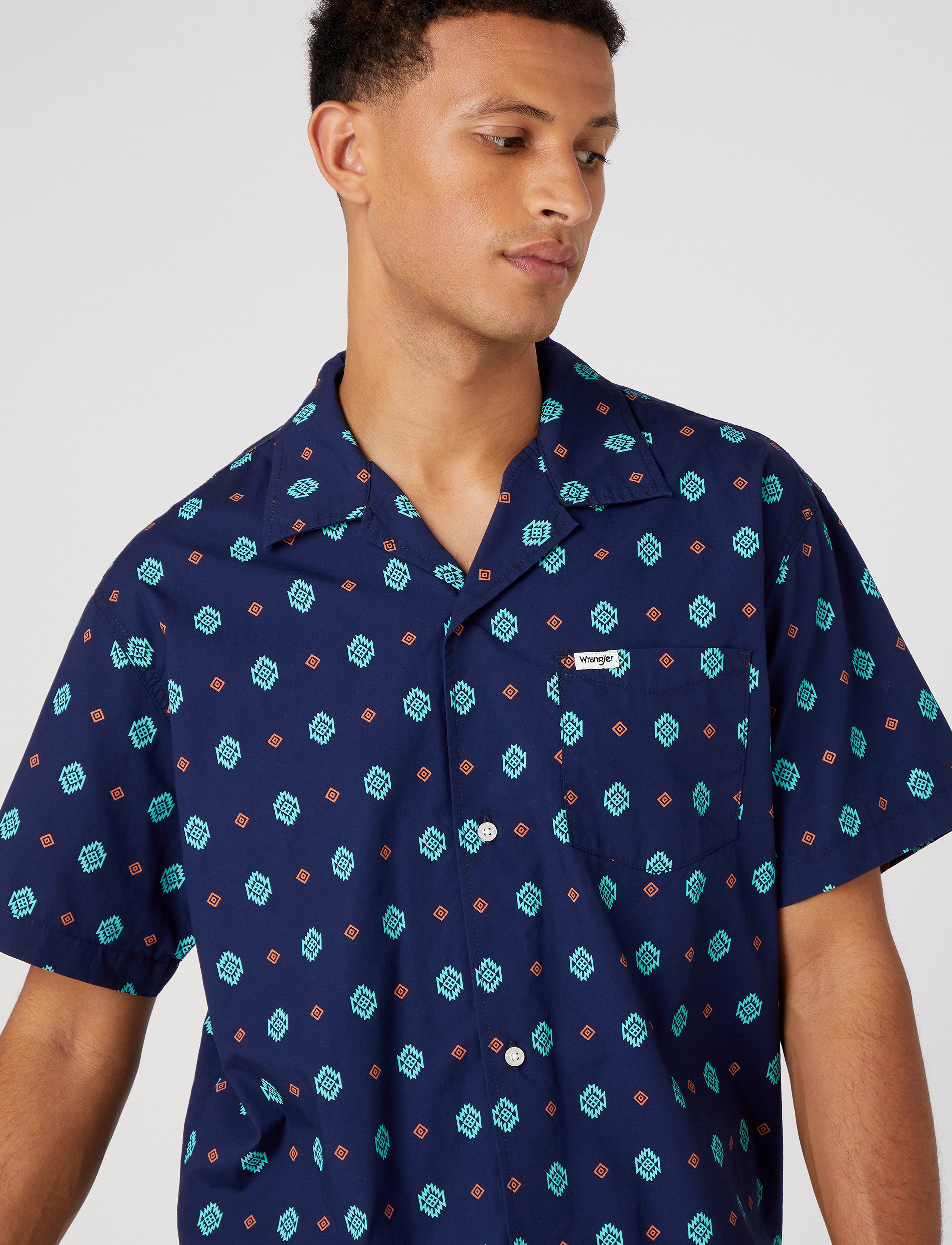 Wrangler - 1 PKT RESORT SHIRT - eclipse - 5