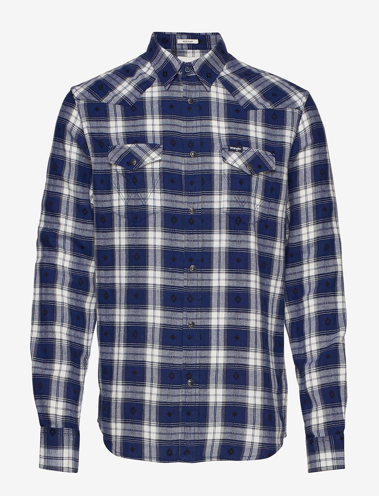 Wrangler - LS WESTERN SHIRT - blue depths - 0