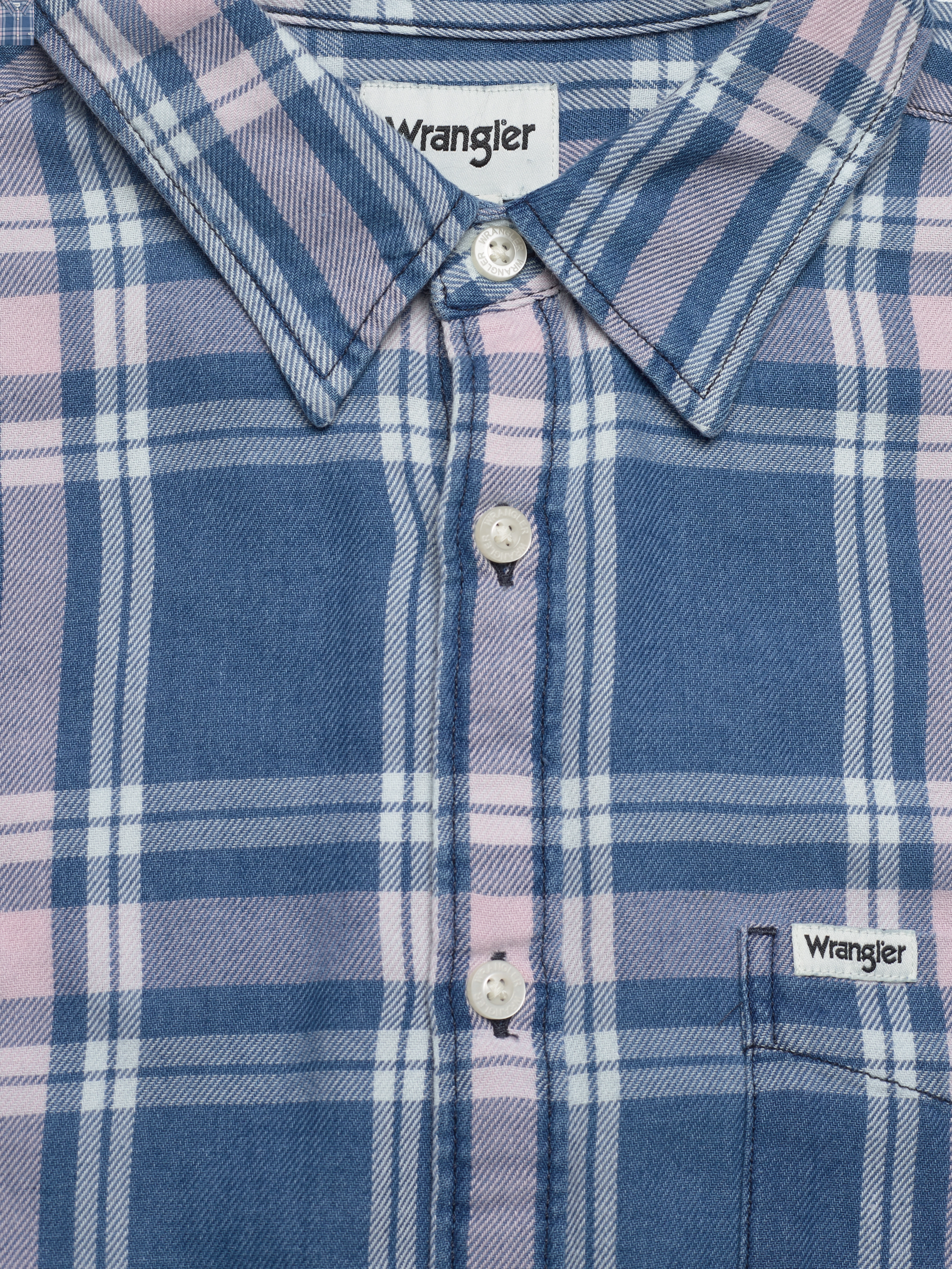 Wrangler - LS 1 PKT SHIRT - lantana coral - 2