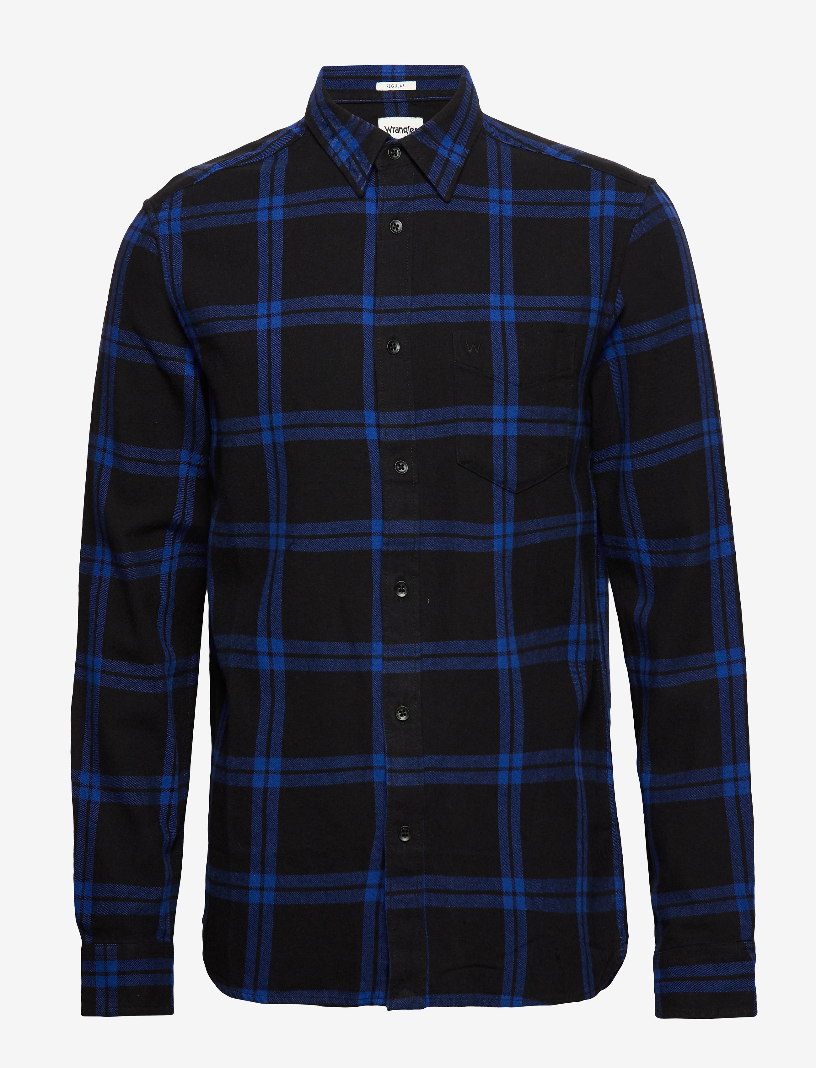 Wrangler - LS 1 PKT SHIRT COBALT BLUE - cobalt blue - 0