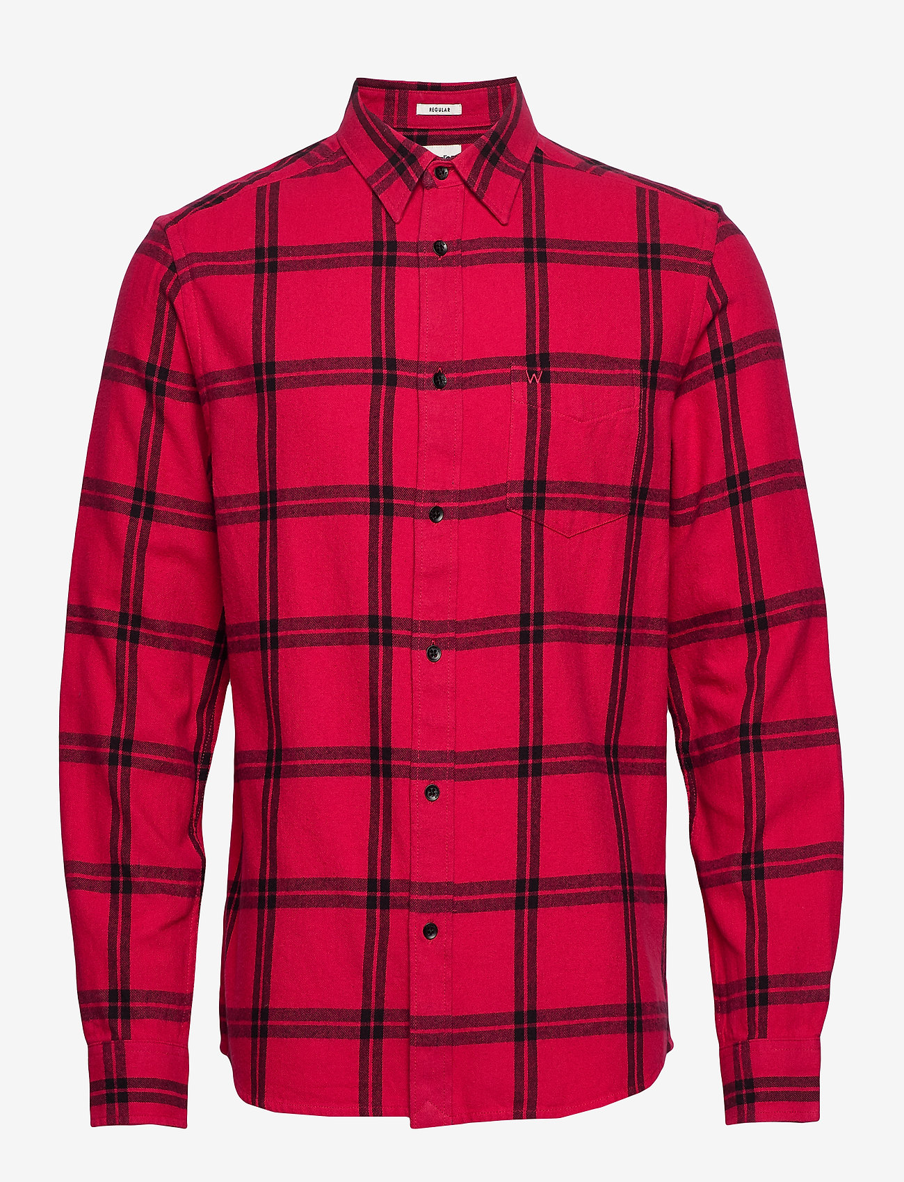 Wrangler - LS 1PKT SHIRT - crimson red - 0