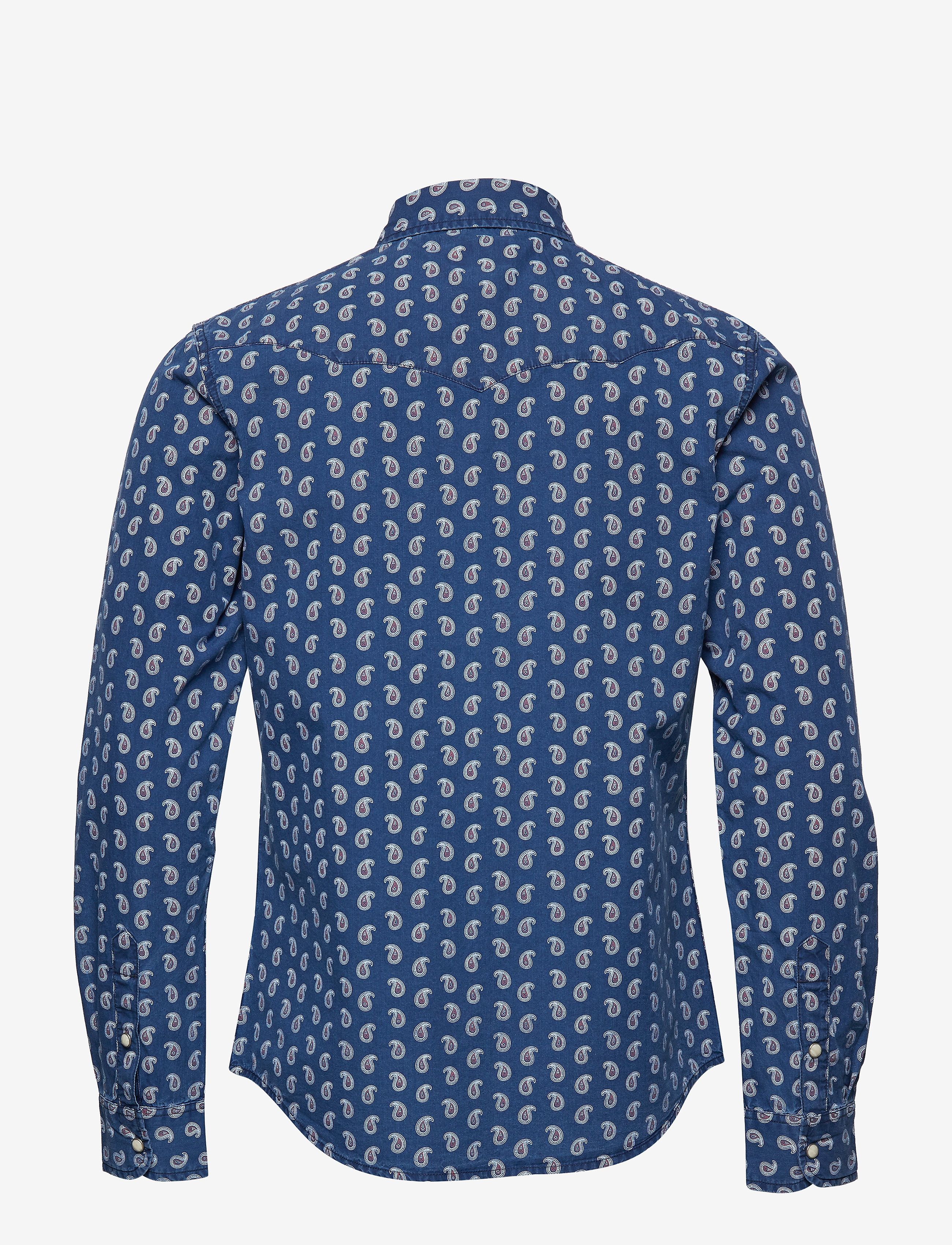 Wrangler - LS WESTERN SHIRT - mid indigo - 1