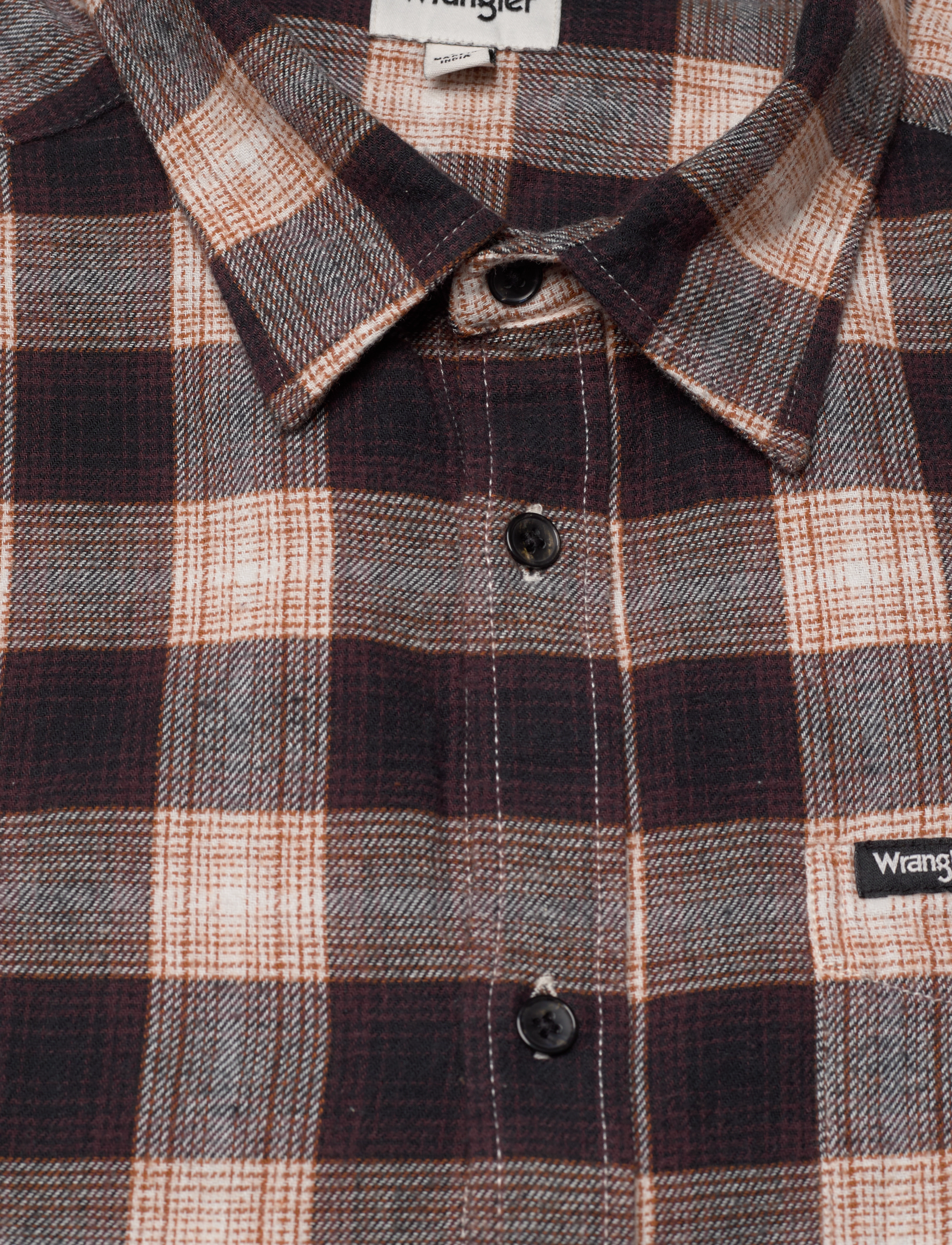 Wrangler - 1 POCKET SHIRT - black - 2