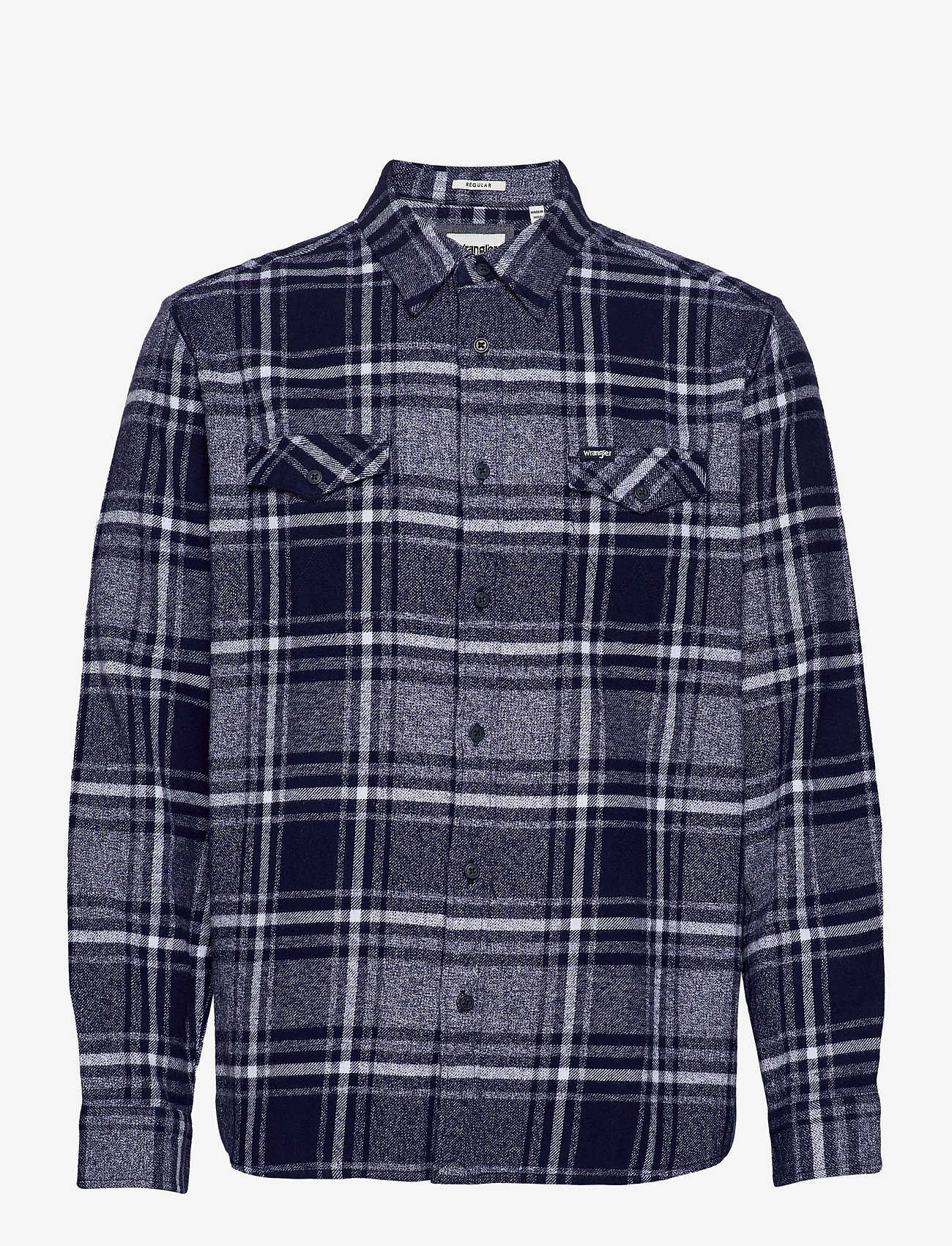 Wrangler - LS 2PKT FLAP SHIRT - patriot blue - 0