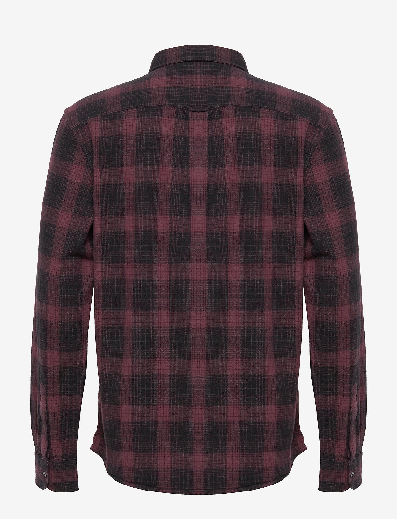 Wrangler - LS 2PKT FLAP SHIRT - catawba grape - 1