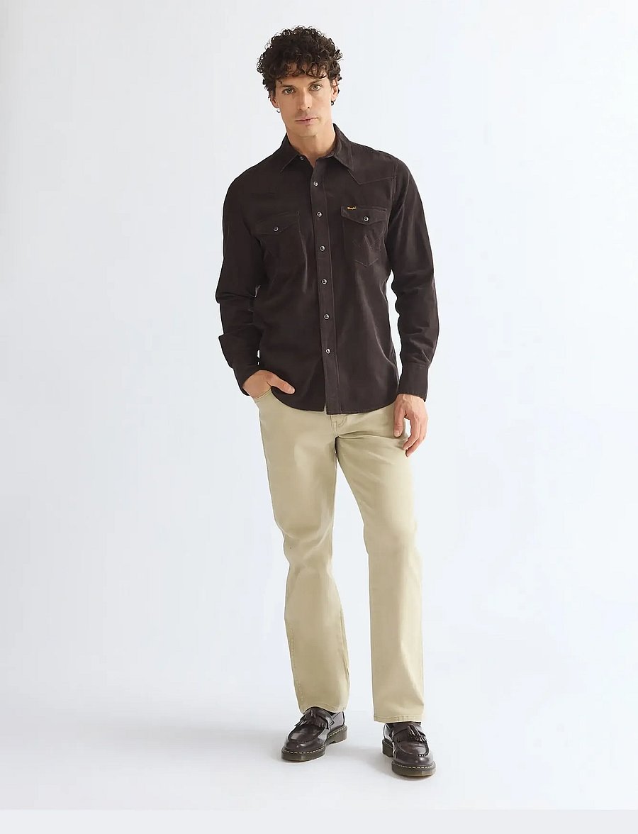 Wrangler - WESTERN SHIRT - ternede skjorter - chocolate torte - 3
